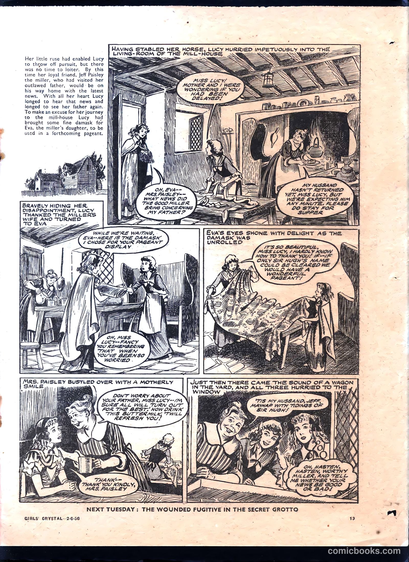 Girls' Crystal #1076 (1956) — page 13 of 24