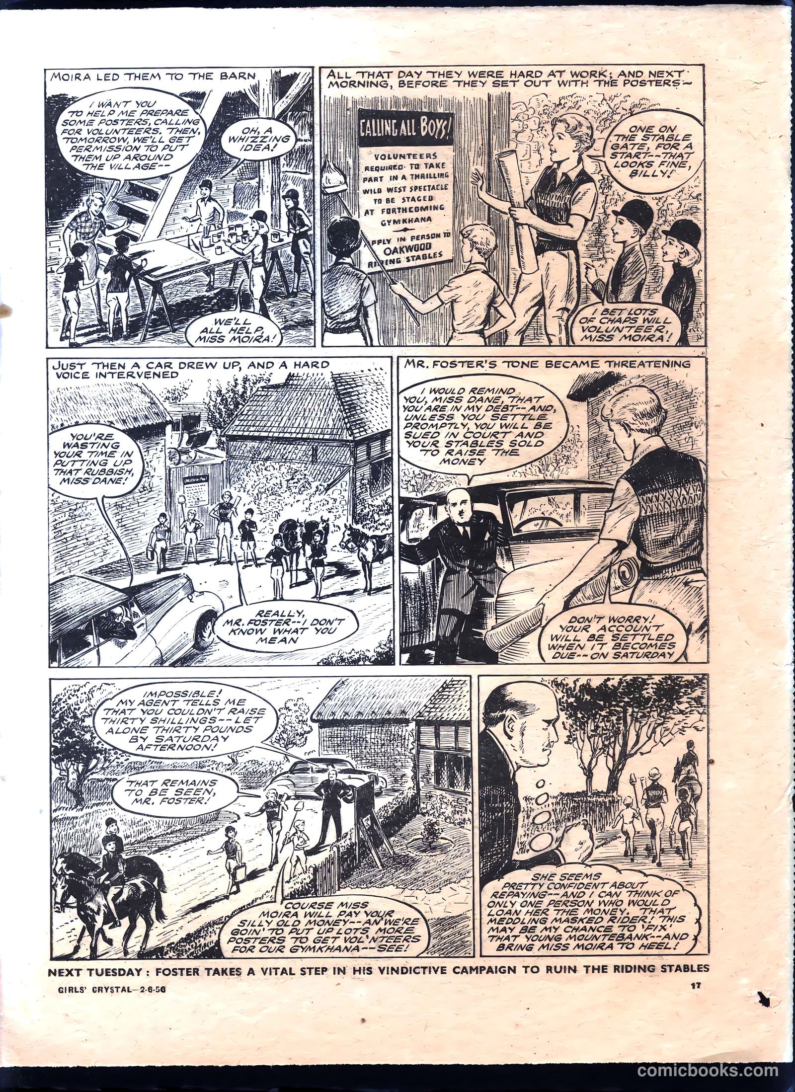 Girls' Crystal #1076 (1956) — page 17 of 24