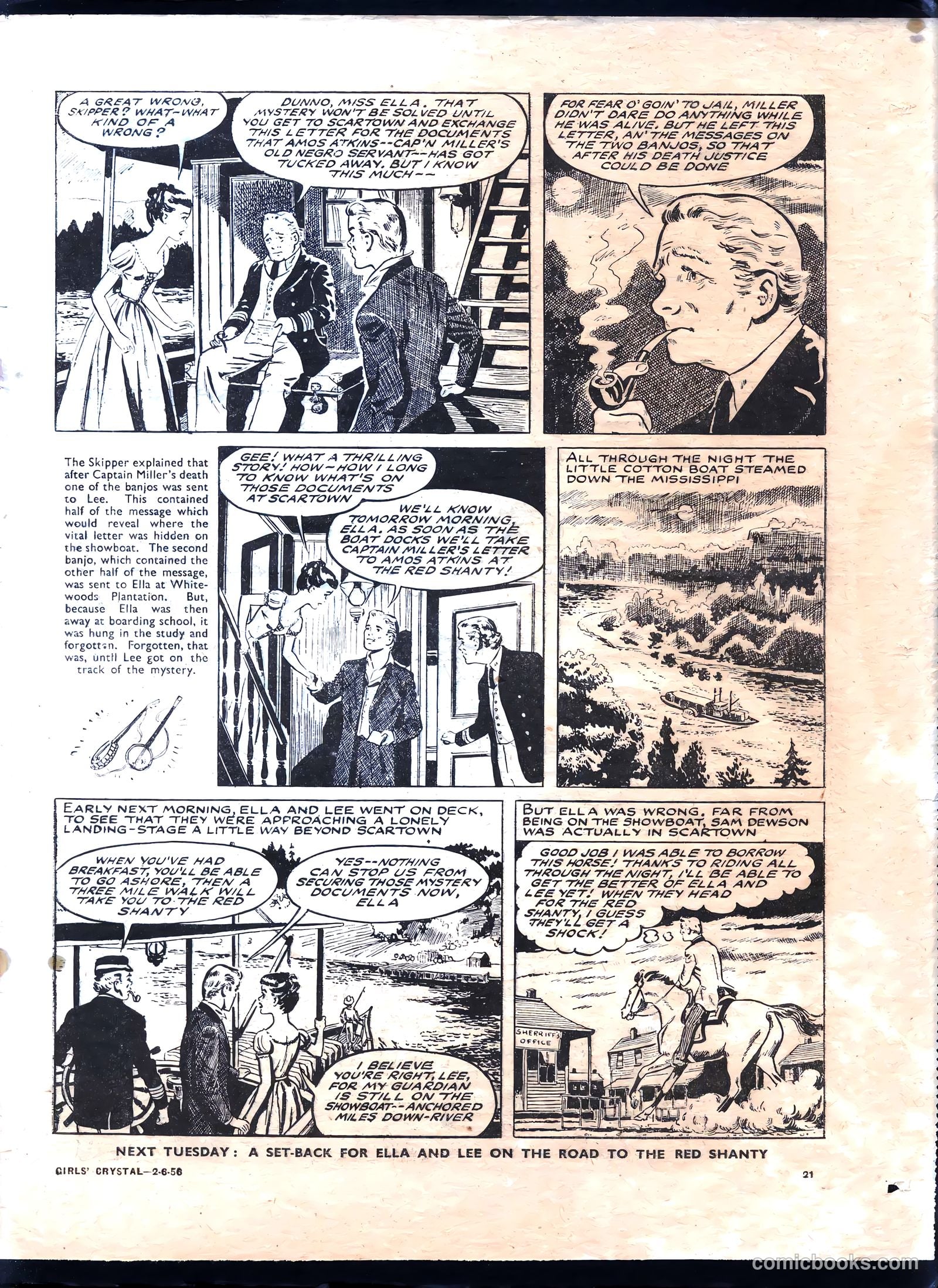 Girls' Crystal #1076 (1956) — page 21 of 24