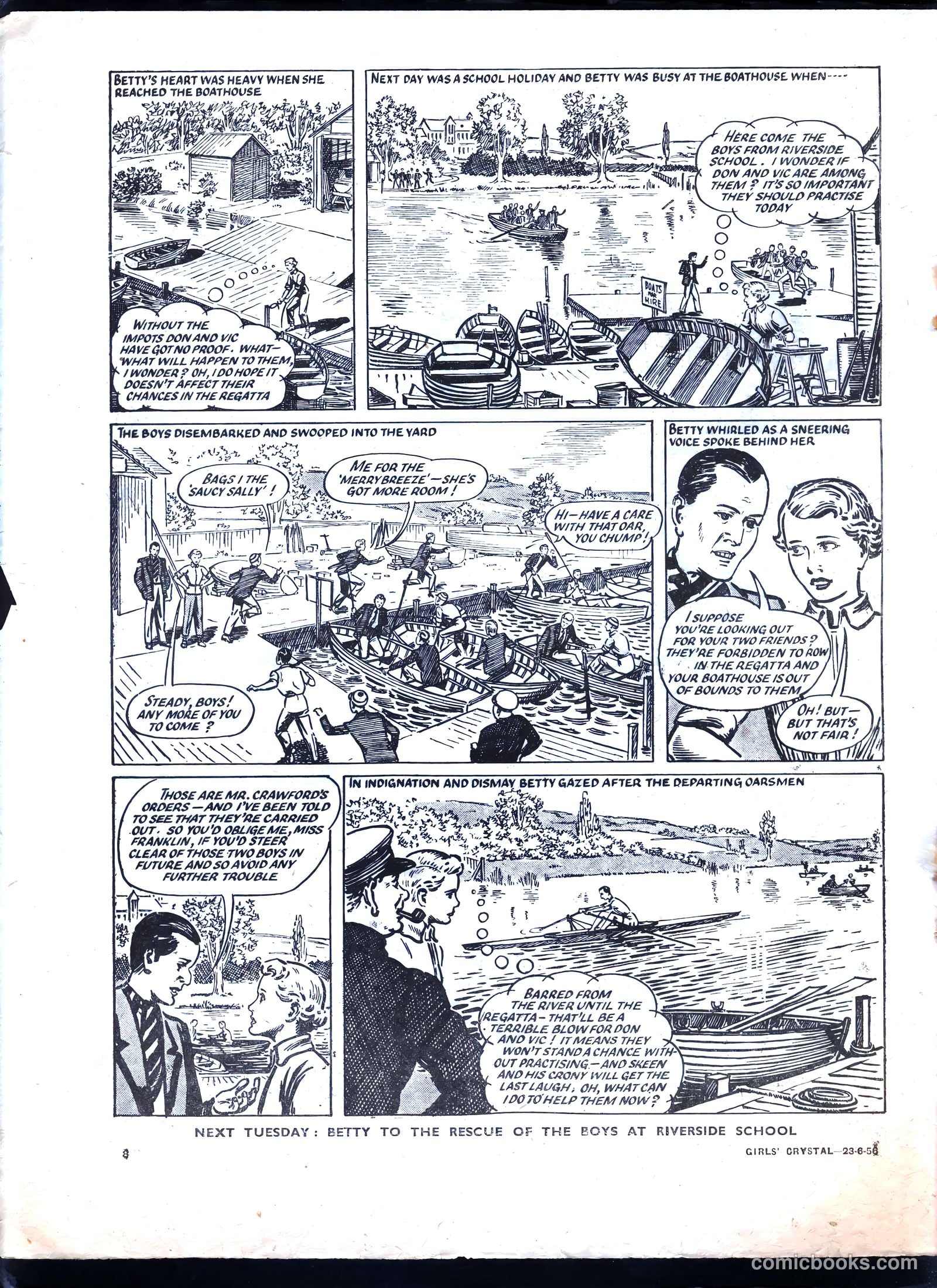 Girls' Crystal #1079 (1956) — page 8 of 24