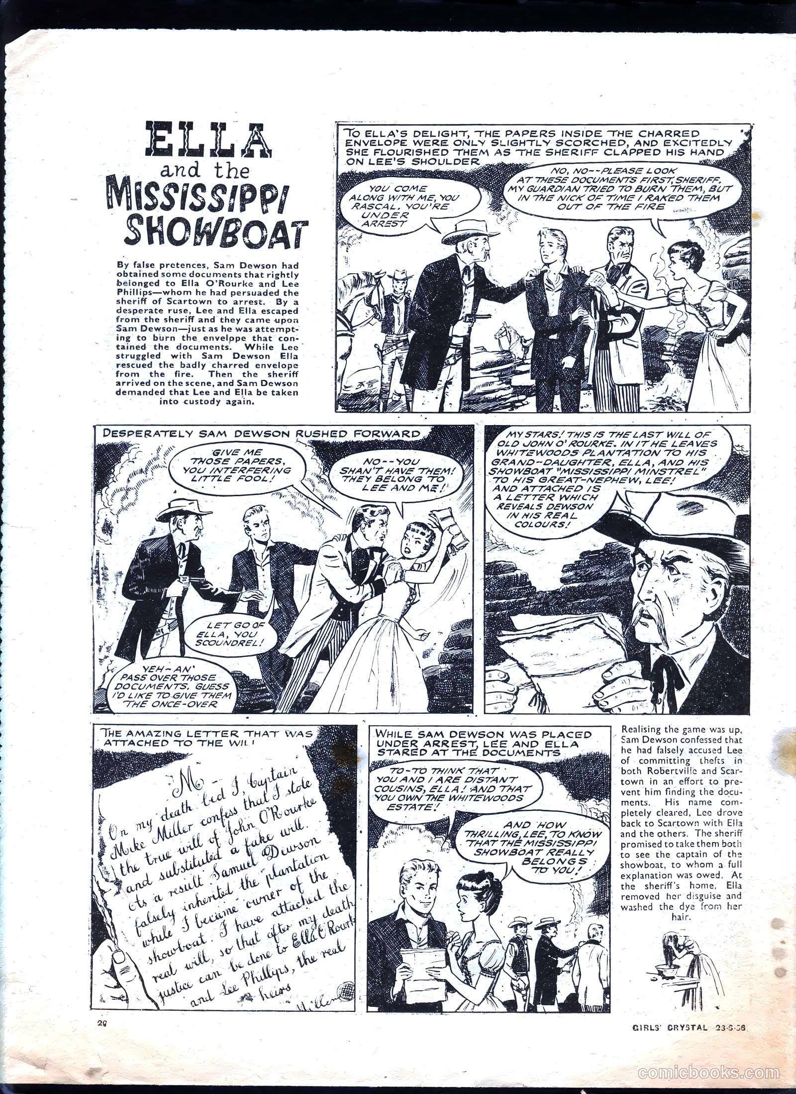 Girls' Crystal #1079 (1956) — page 20 of 24