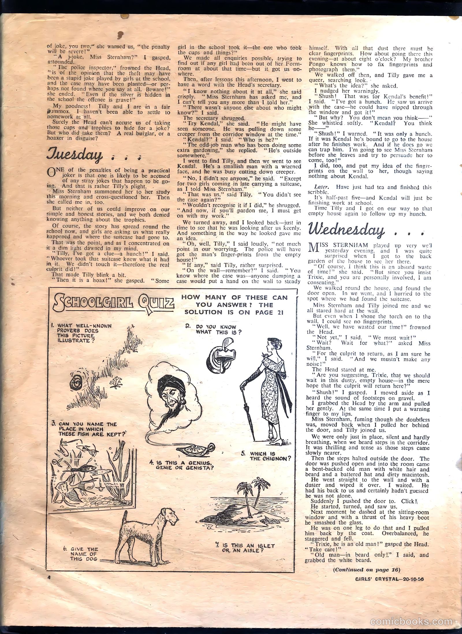 Girls' Crystal #1096 (1956) — page 4 of 24