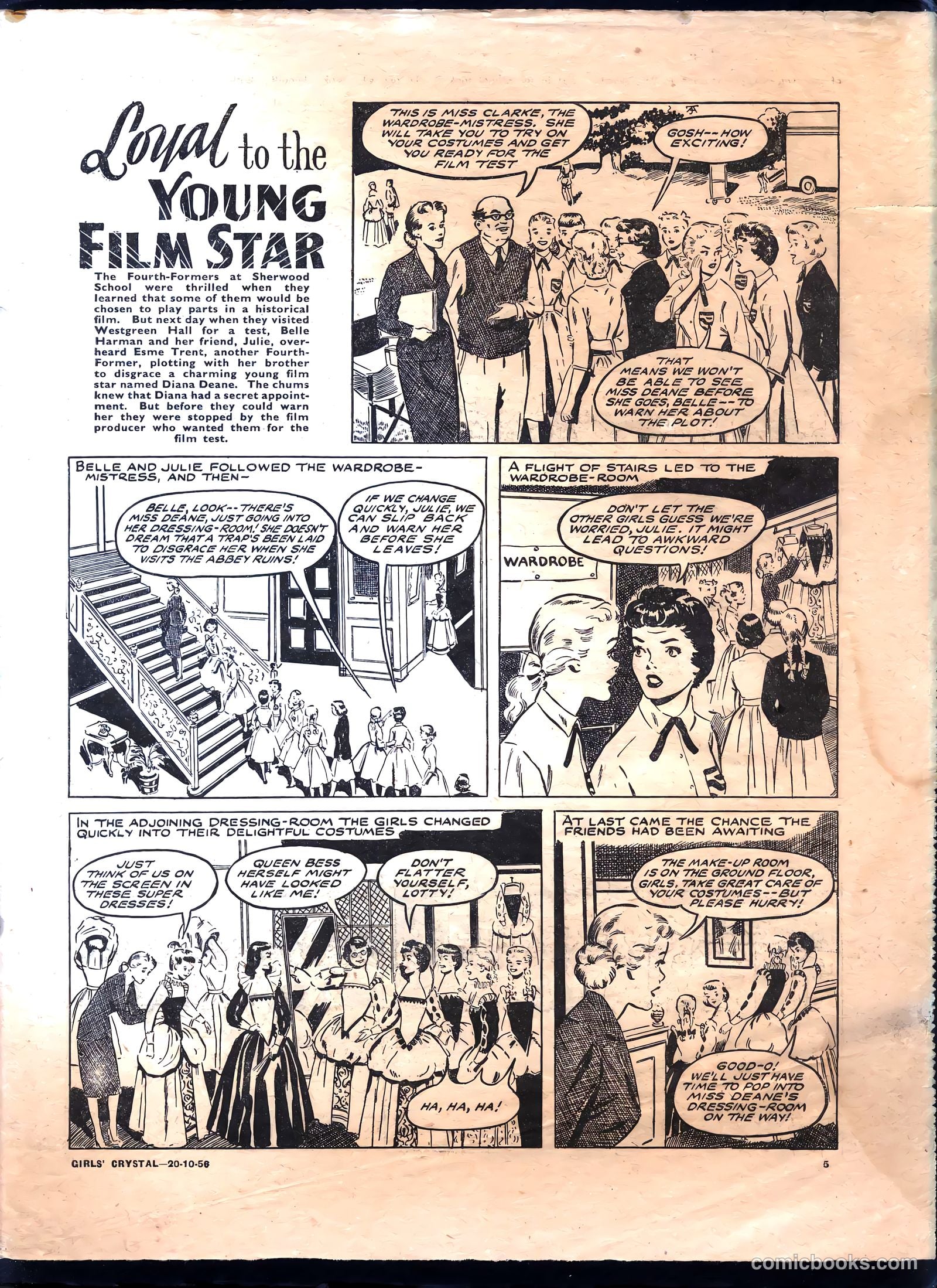 Girls' Crystal #1096 (1956) — page 5 of 24