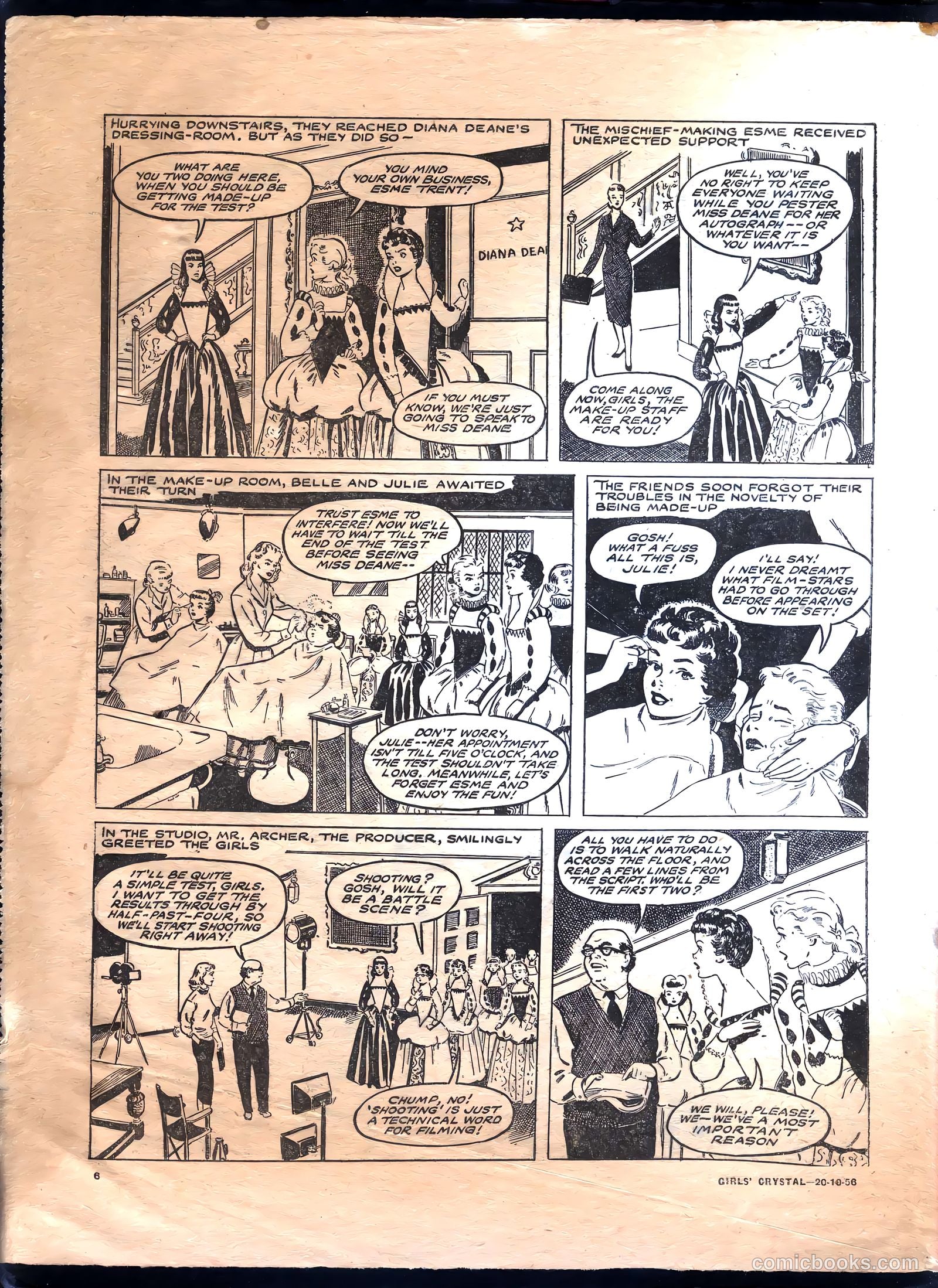 Girls' Crystal #1096 (1956) — page 6 of 24