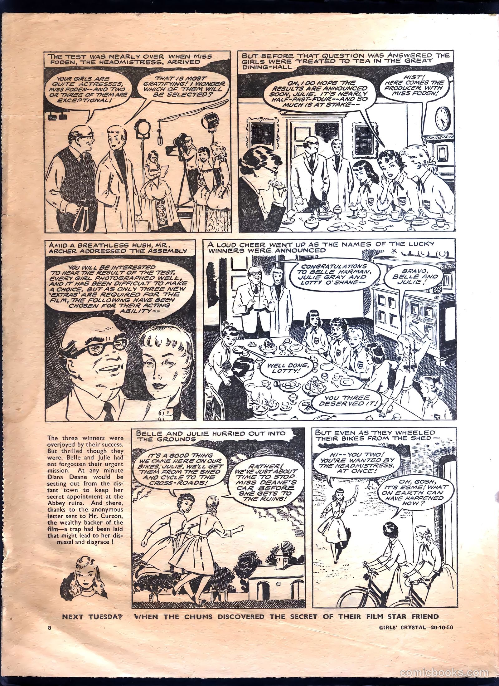 Girls' Crystal #1096 (1956) — page 8 of 24