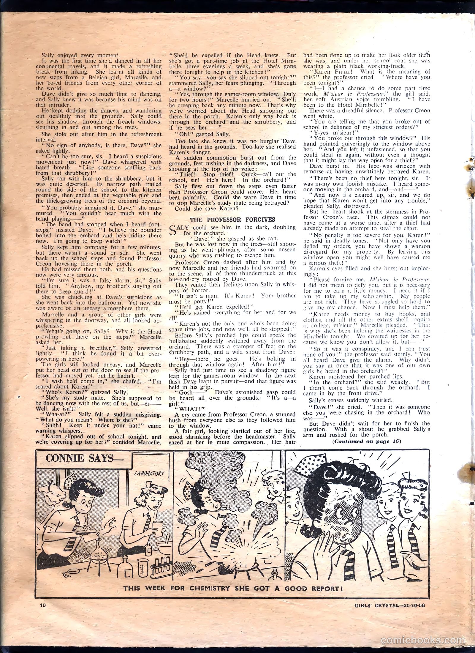 Girls' Crystal #1096 (1956) — page 10 of 24