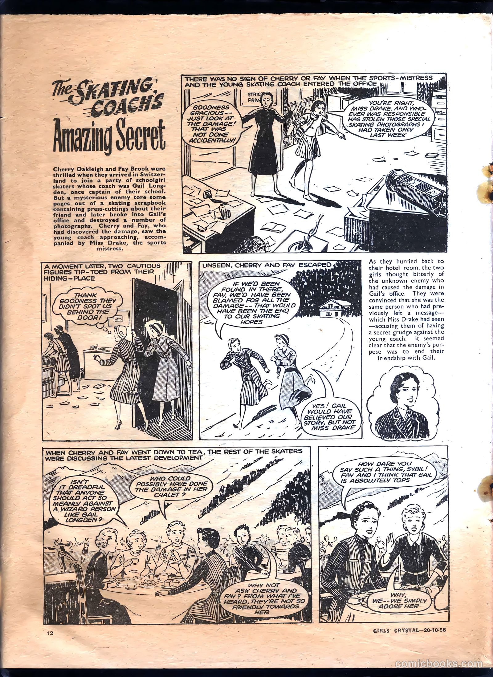 Girls' Crystal #1096 (1956) — page 12 of 24