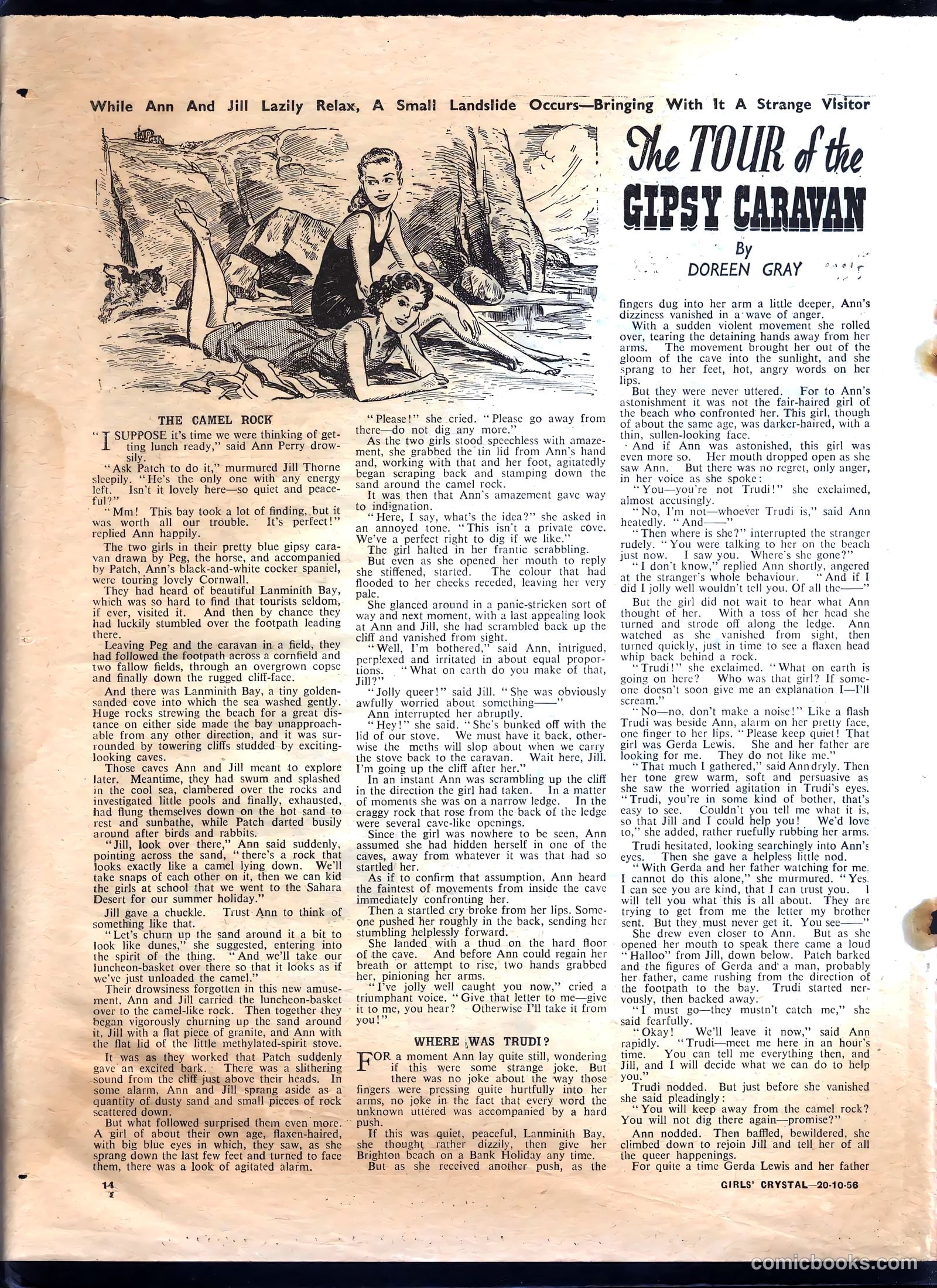 Girls' Crystal #1096 (1956) — page 14 of 24