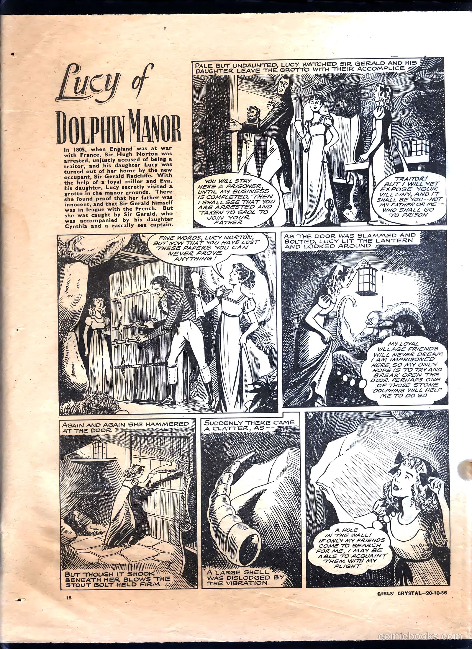 Girls' Crystal #1096 (1956) — page 18 of 24