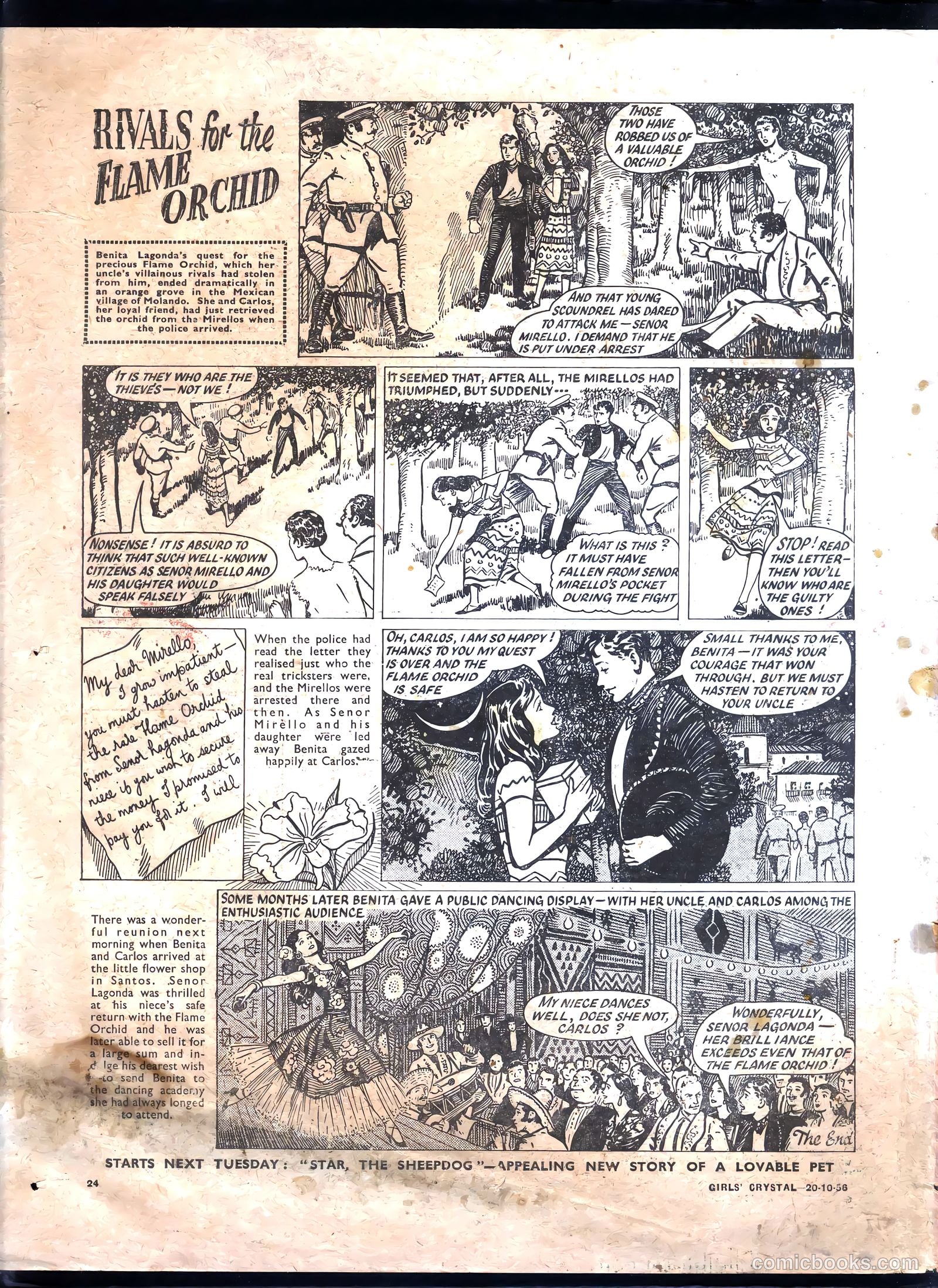 Girls' Crystal #1096 (1956) — page 24 of 24