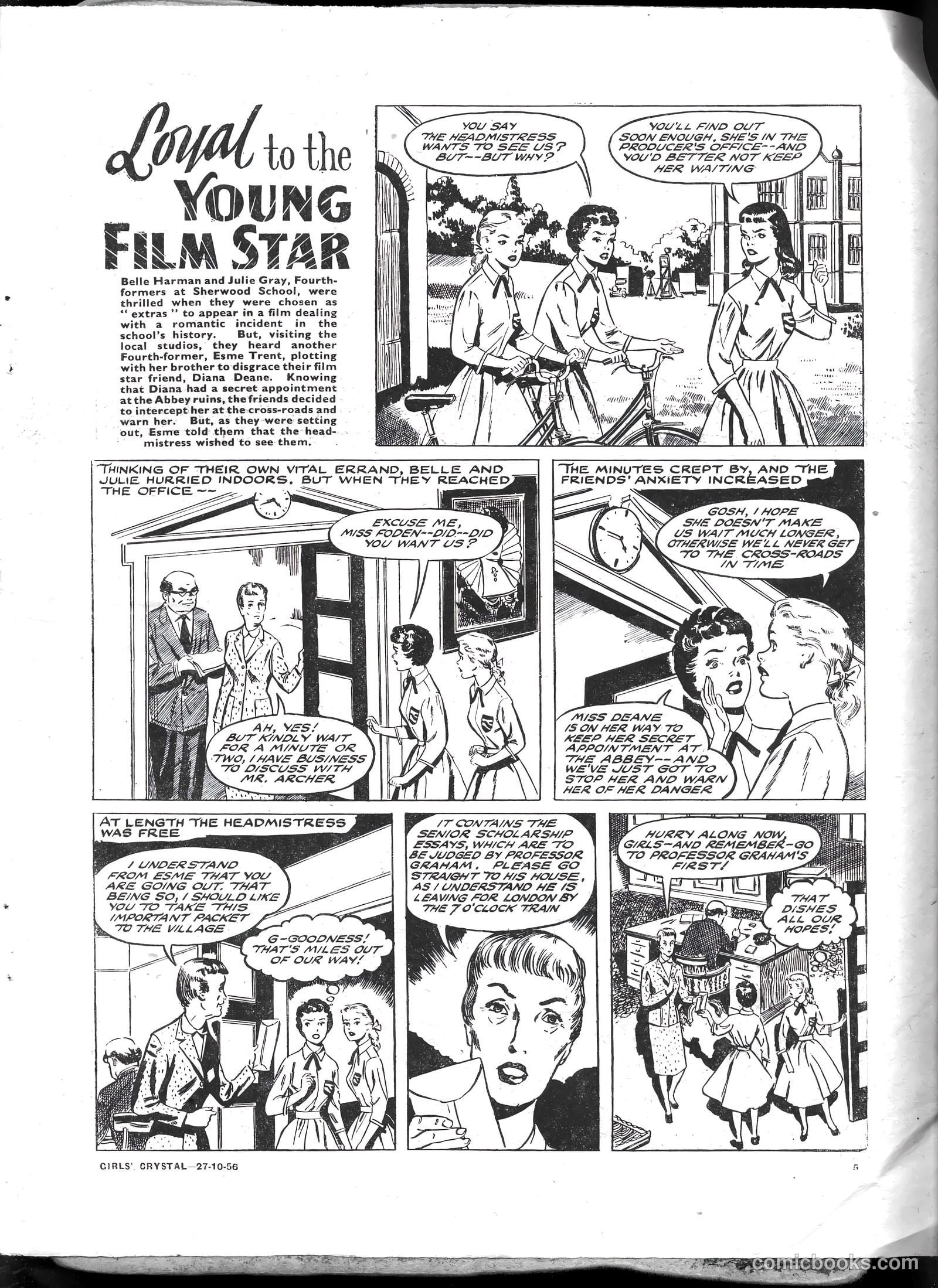 Girls' Crystal #1097 (1956) — page 5 of 24