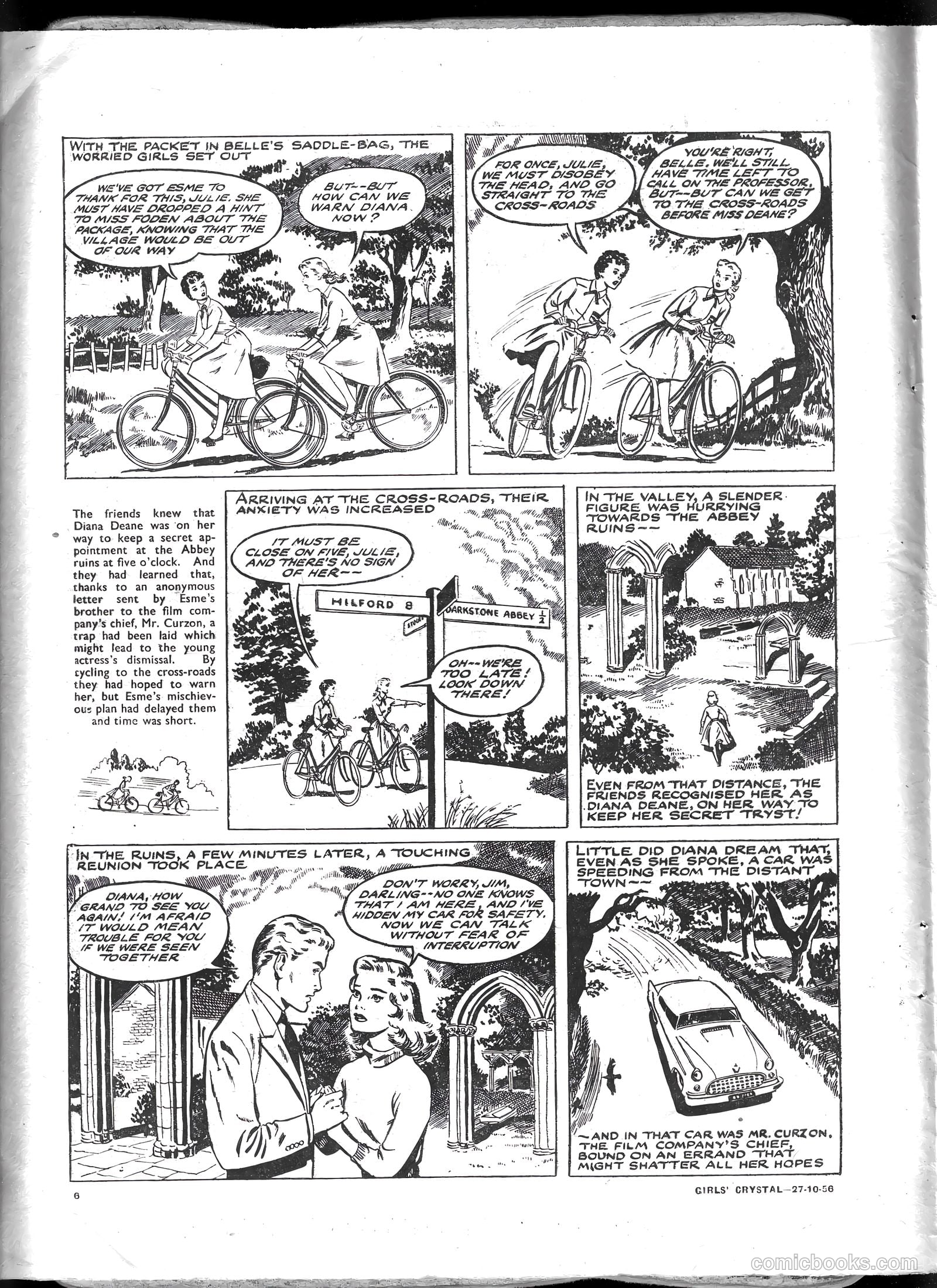 Girls' Crystal #1097 (1956) — page 6 of 24