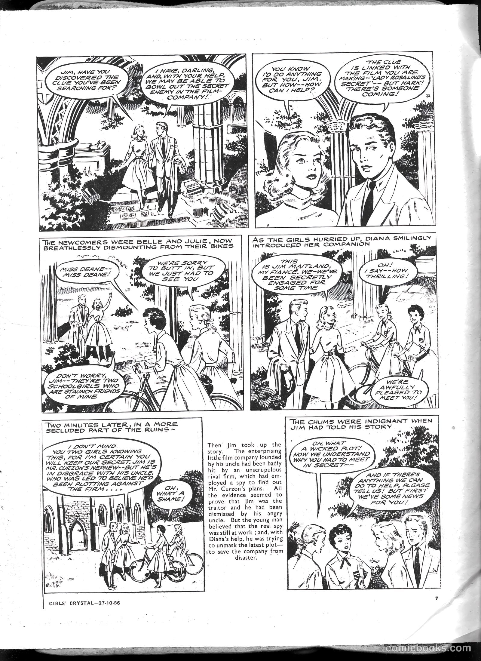Girls' Crystal #1097 (1956) — page 7 of 24