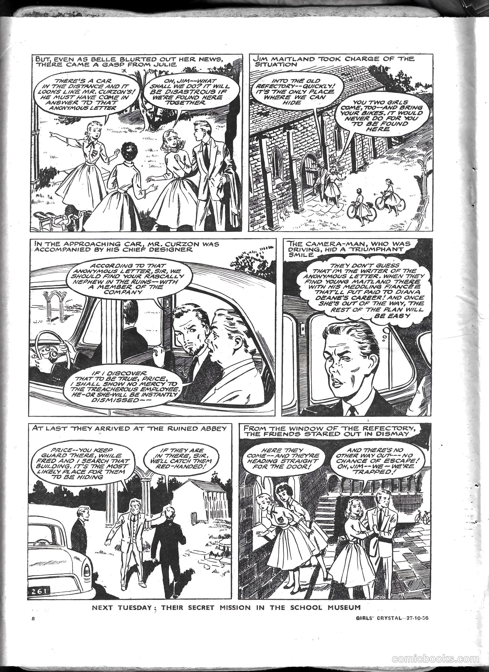 Girls' Crystal #1097 (1956) — page 8 of 24