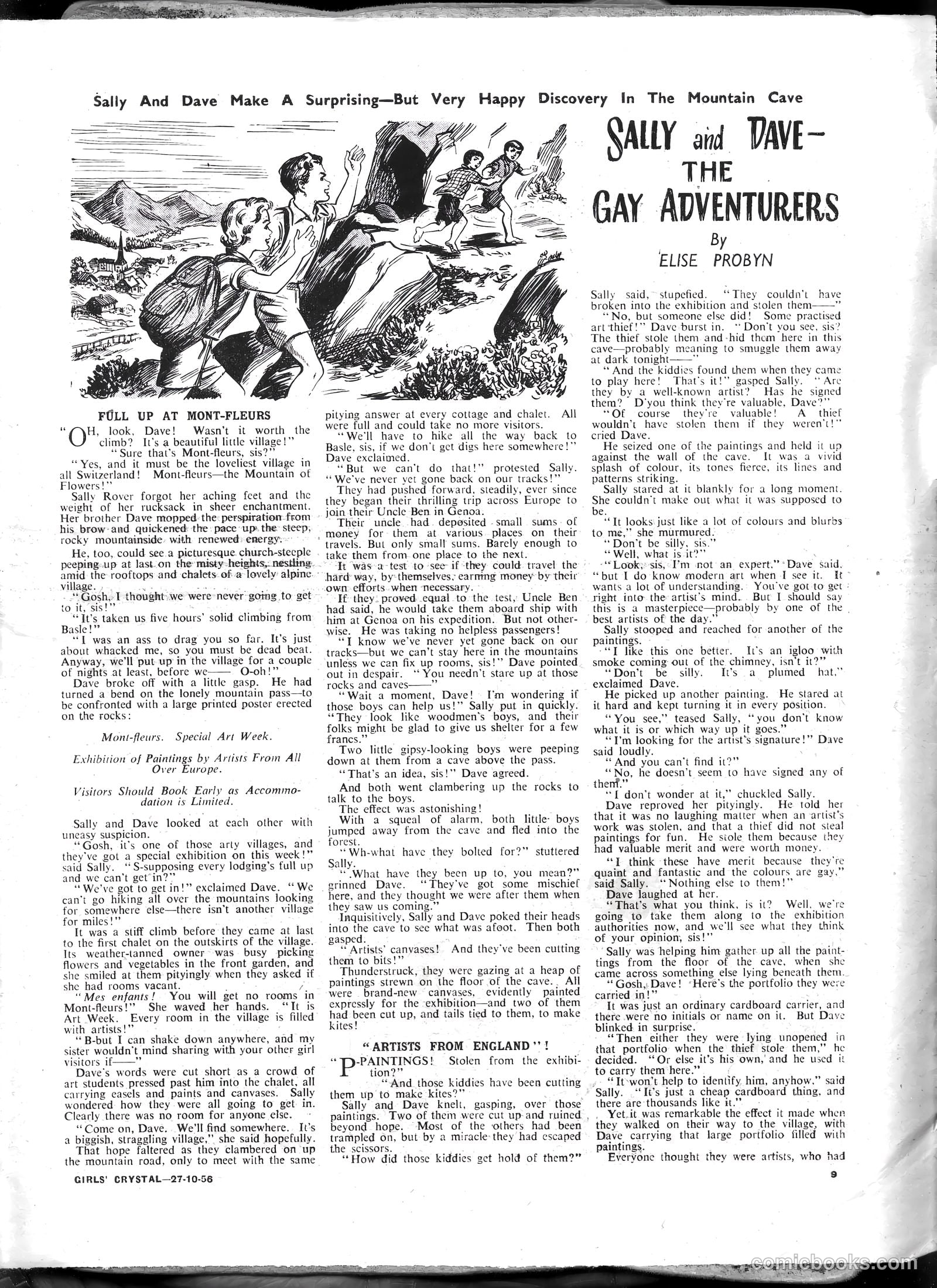Girls' Crystal #1097 (1956) — page 9 of 24