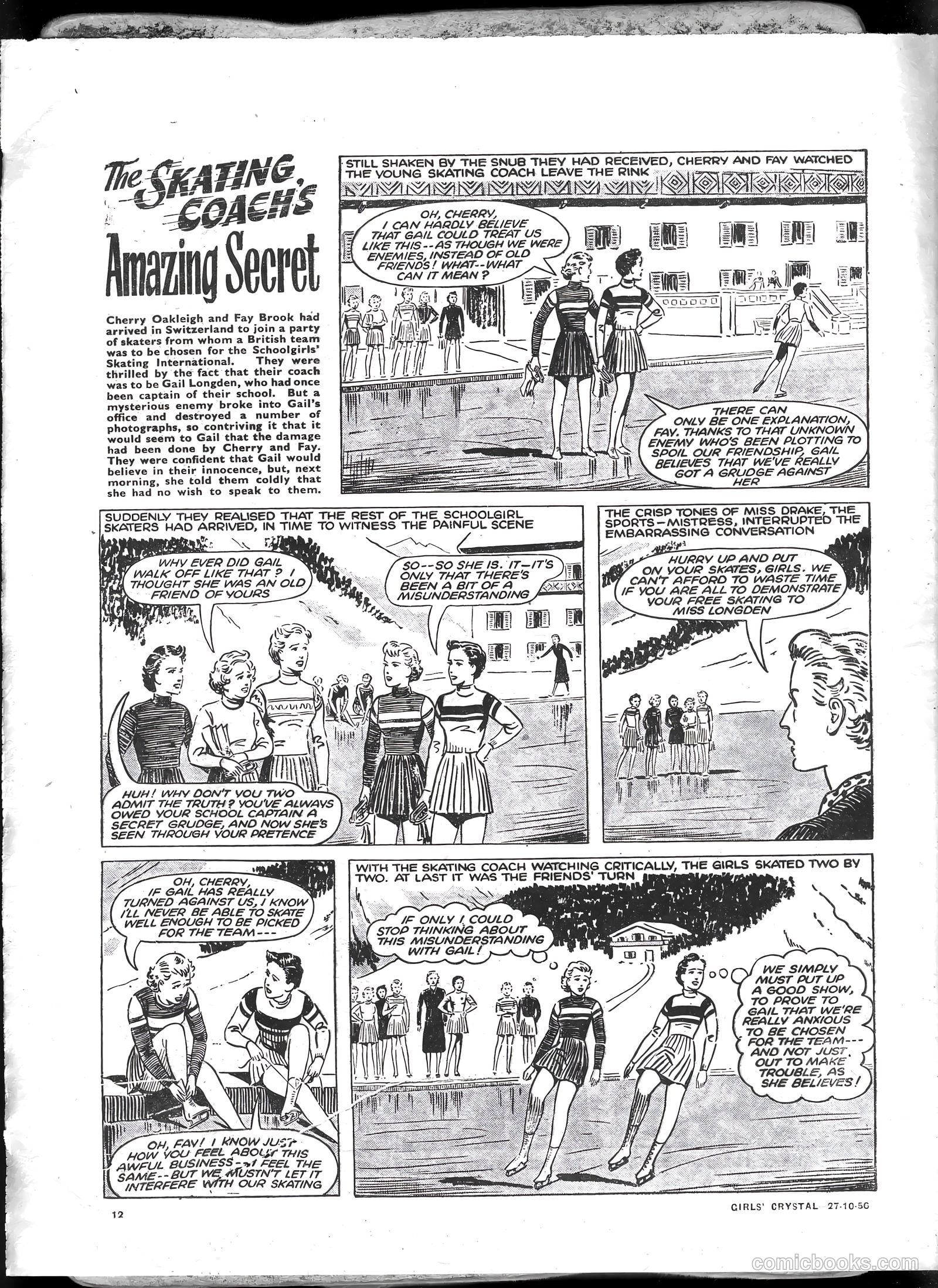 Girls' Crystal #1097 (1956) — page 12 of 24
