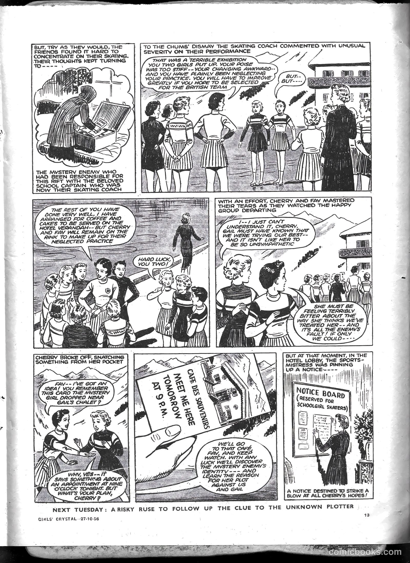 Girls' Crystal #1097 (1956) — page 13 of 24