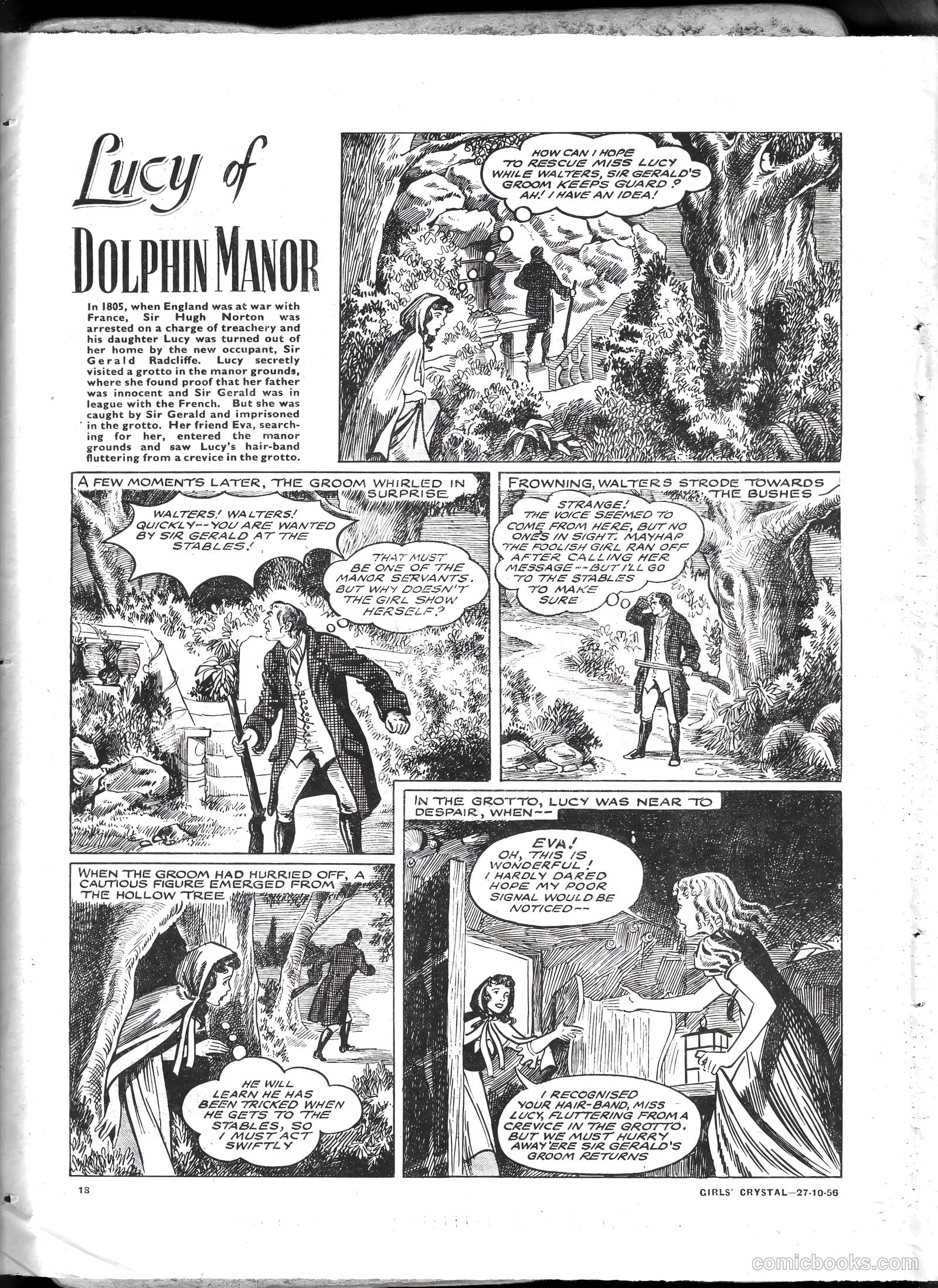 Girls' Crystal #1097 (1956) — page 18 of 24