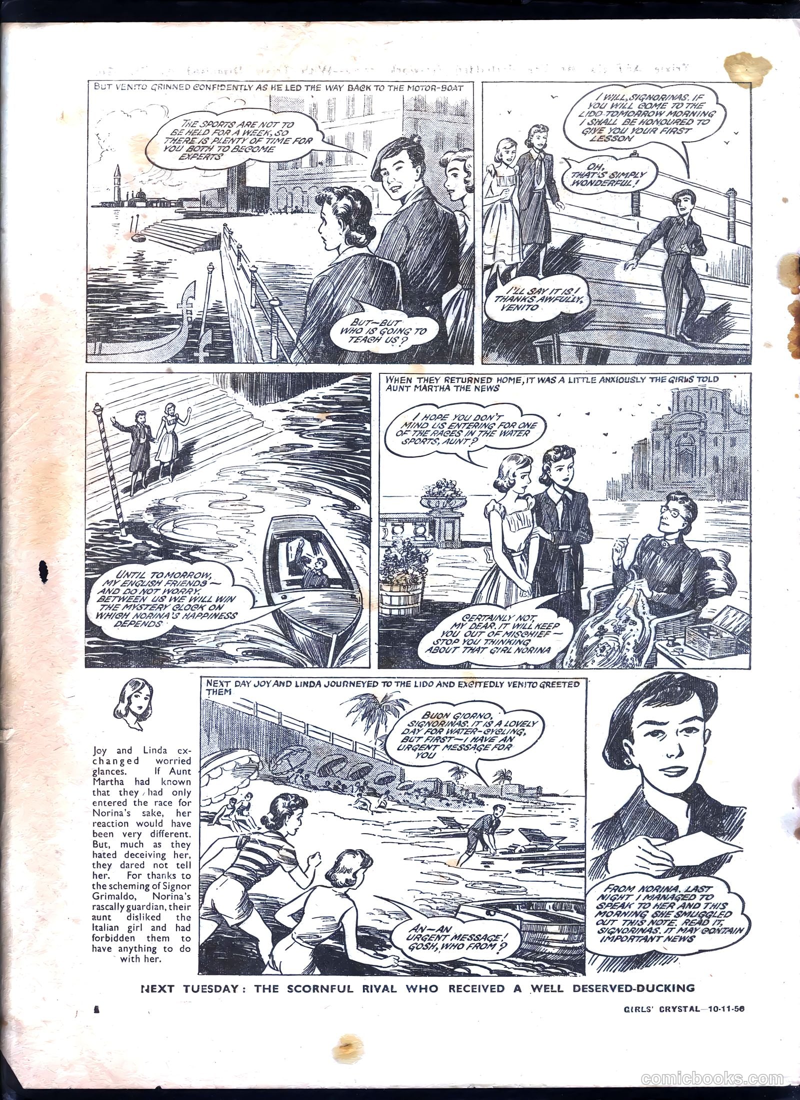 Girls' Crystal #1099 (1956) — page 2 of 24