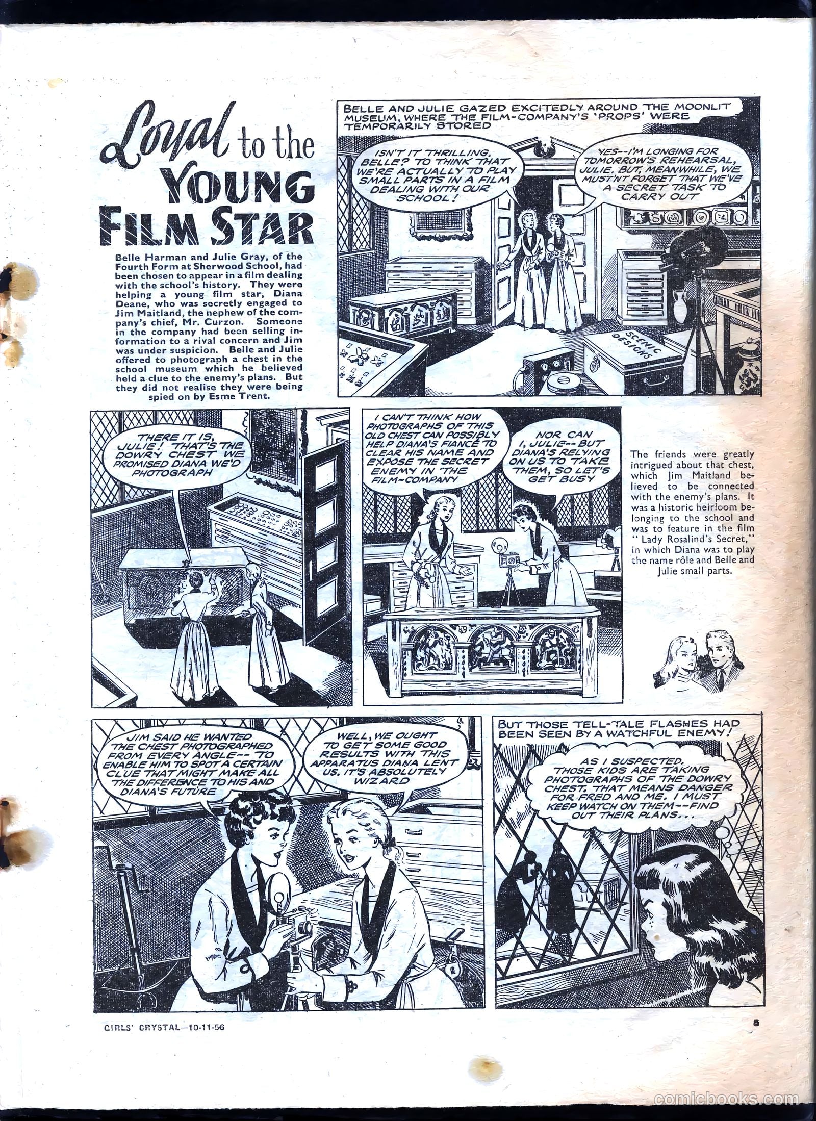 Girls' Crystal #1099 (1956) — page 5 of 24