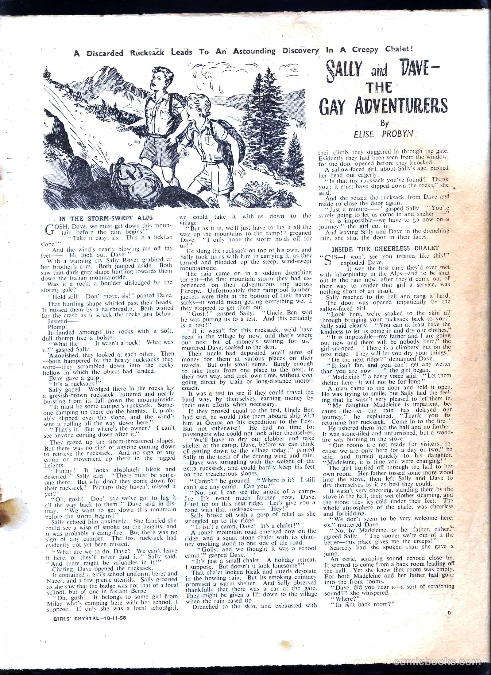 Girls' Crystal #1099 (1956) — page 9 of 24