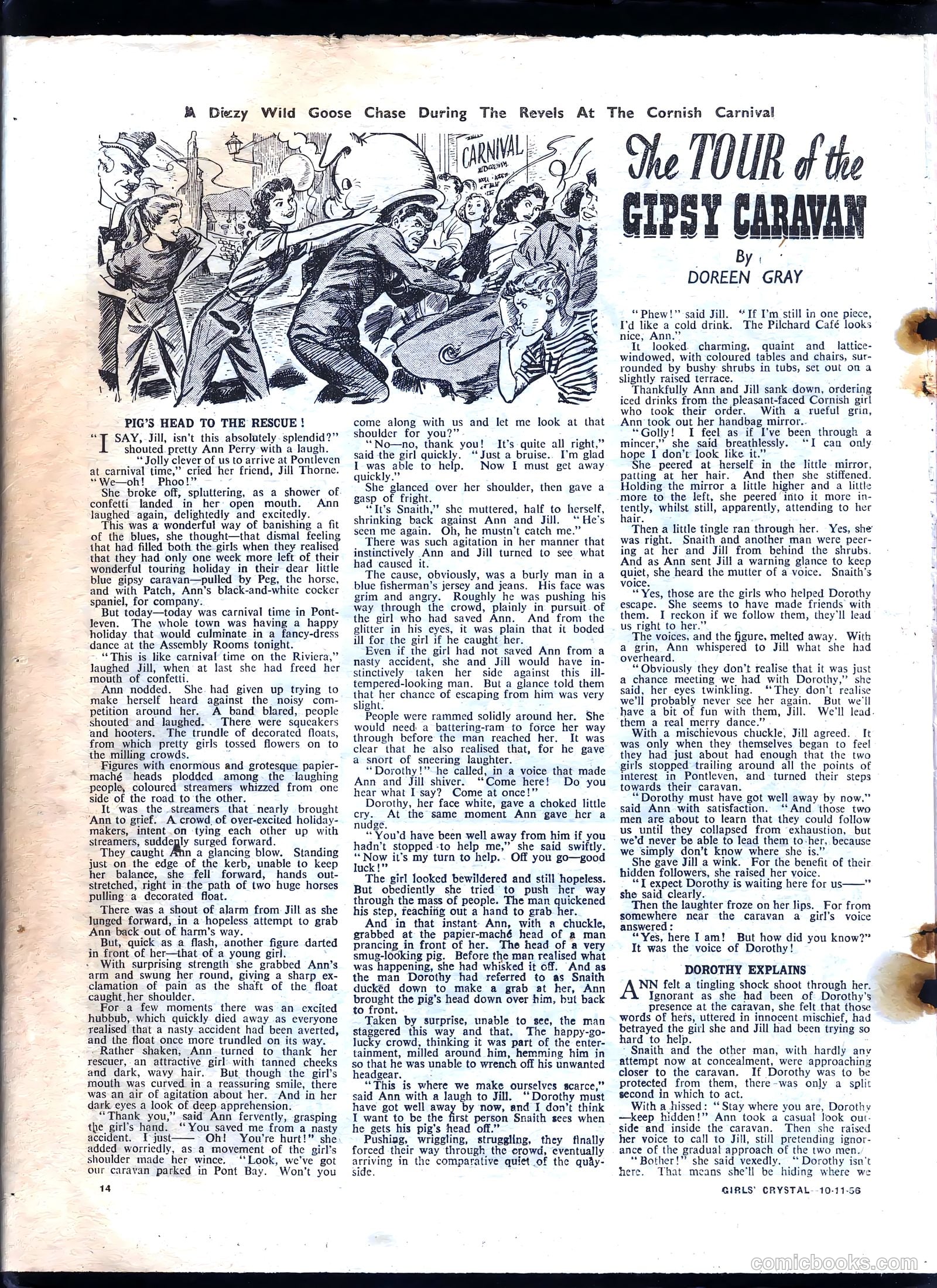Girls' Crystal #1099 (1956) — page 14 of 24