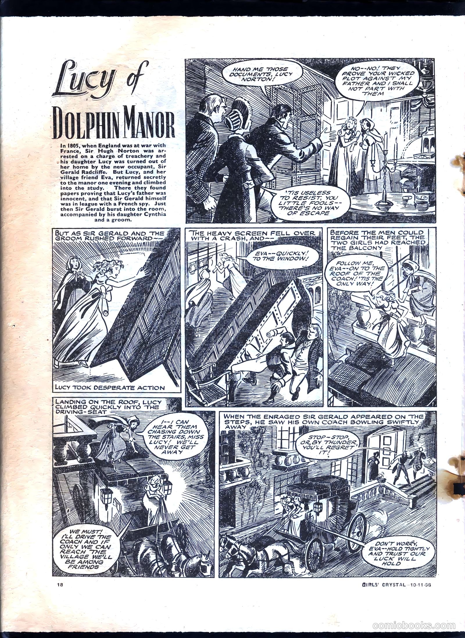 Girls' Crystal #1099 (1956) — page 18 of 24