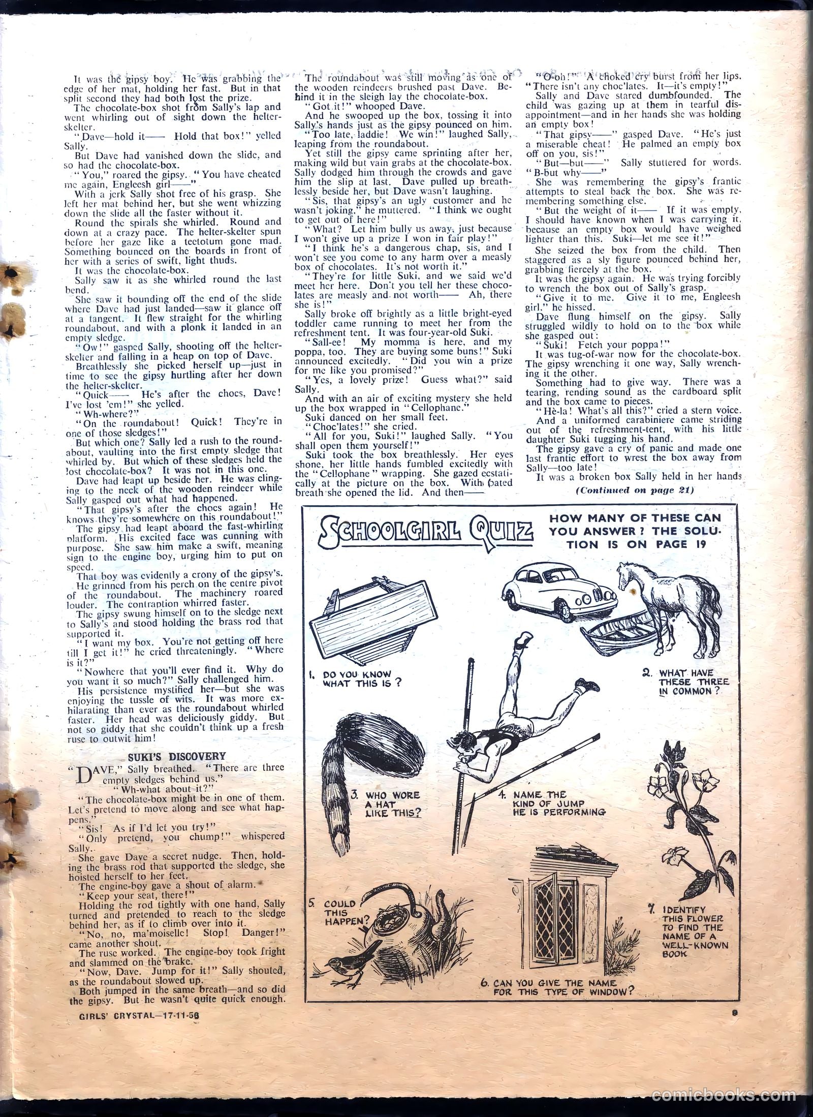 Girls' Crystal #1100 (1956) — page 9 of 24