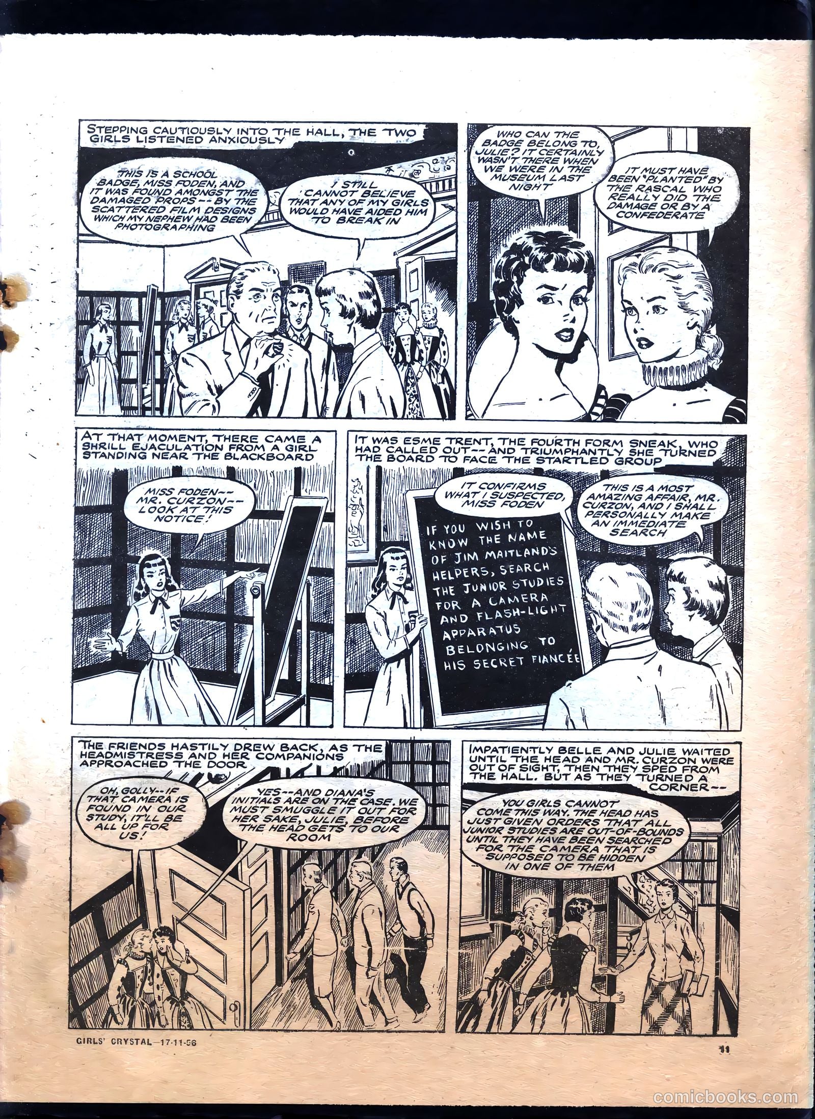 Girls' Crystal #1100 (1956) — page 11 of 24