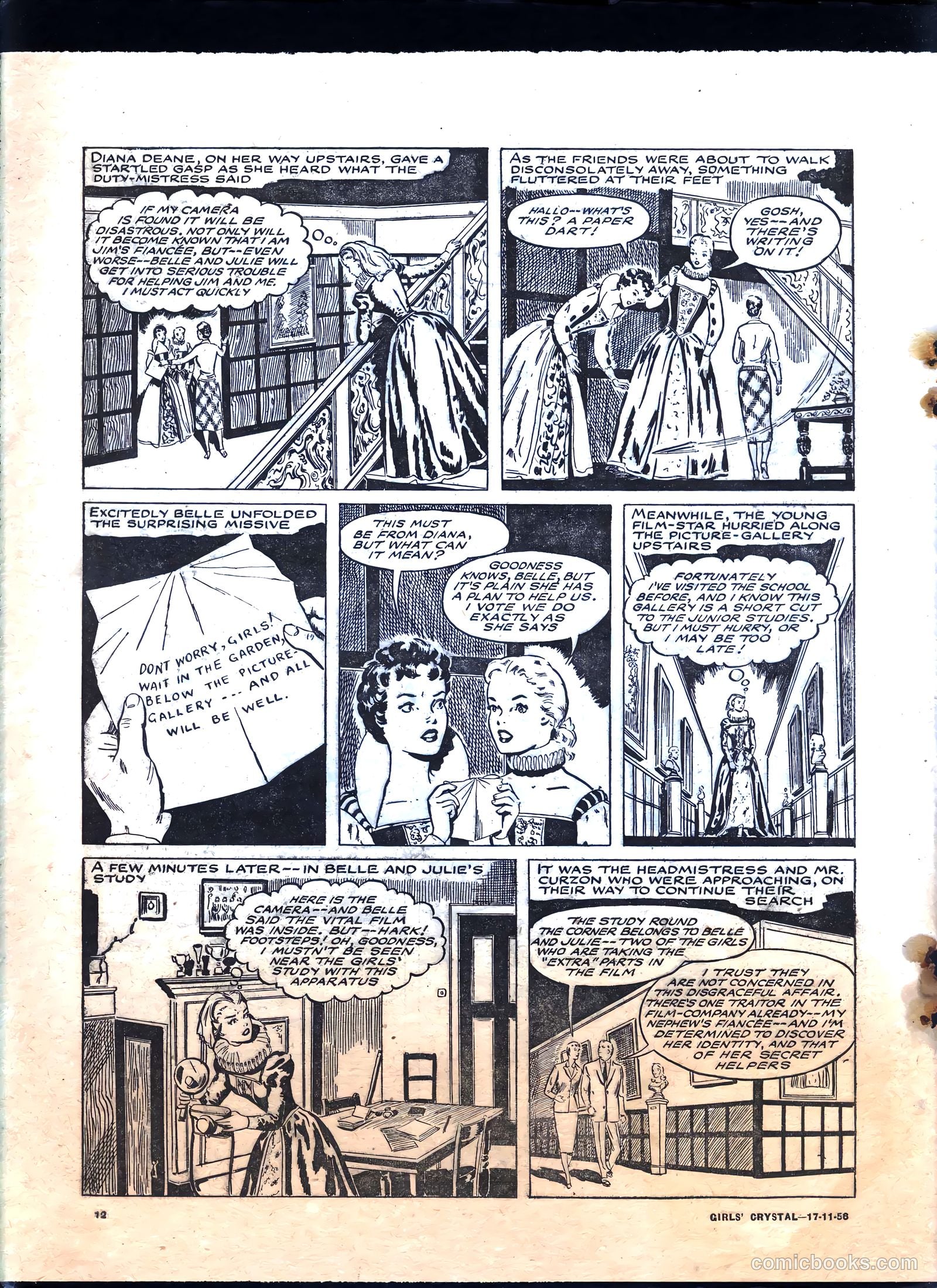 Girls' Crystal #1100 (1956) — page 12 of 24