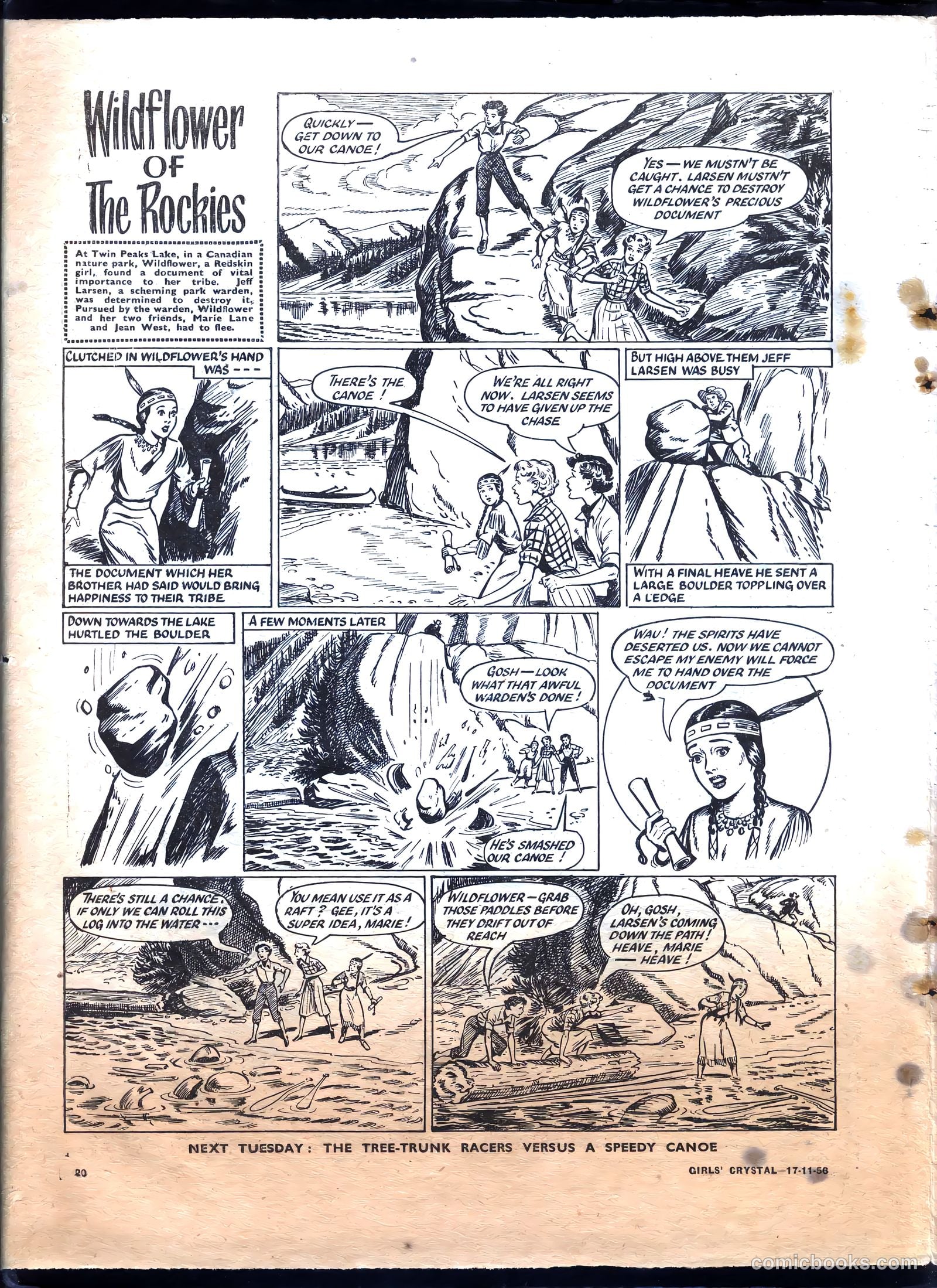 Girls' Crystal #1100 (1956) — page 20 of 24