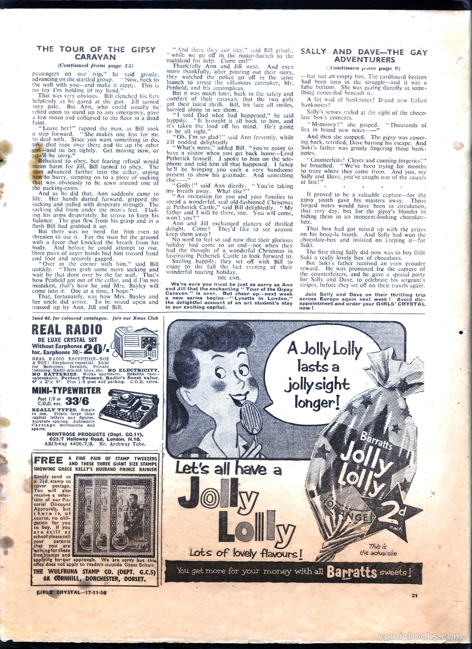 Girls' Crystal #1100 (1956) — page 21 of 24
