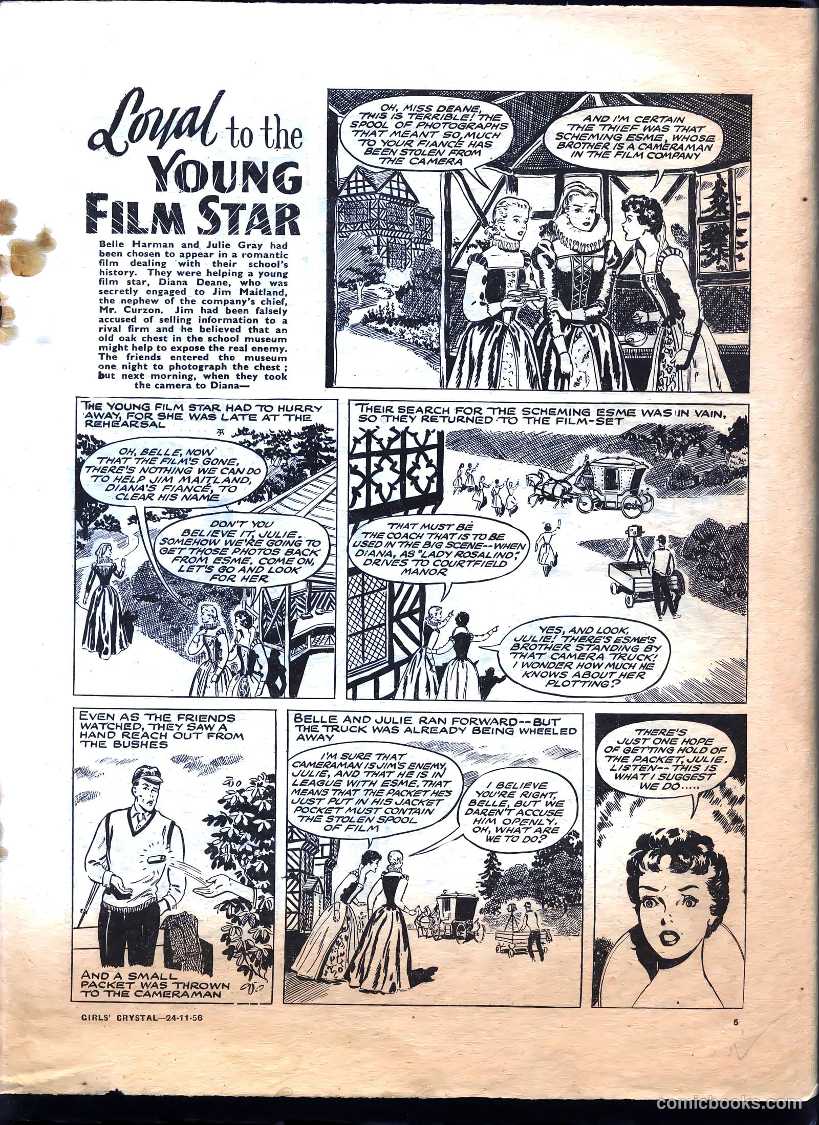 Girls' Crystal #1101 (1956) — page 5 of 24