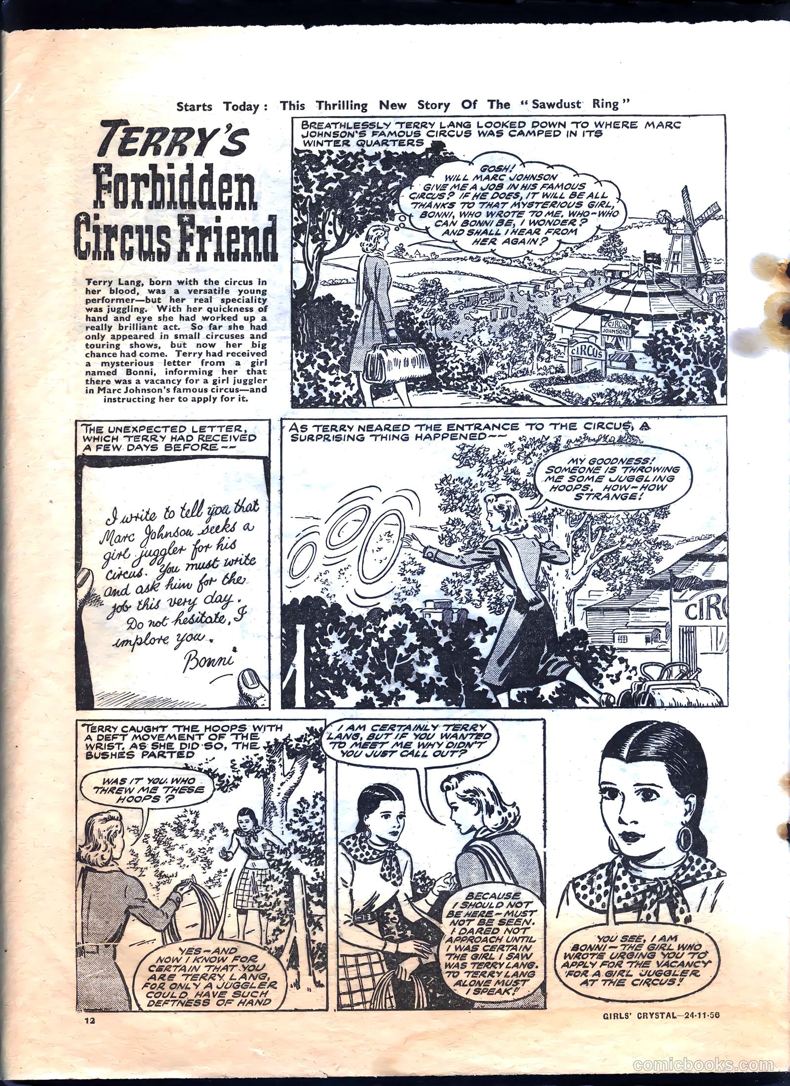 Girls' Crystal #1101 (1956) — page 12 of 24
