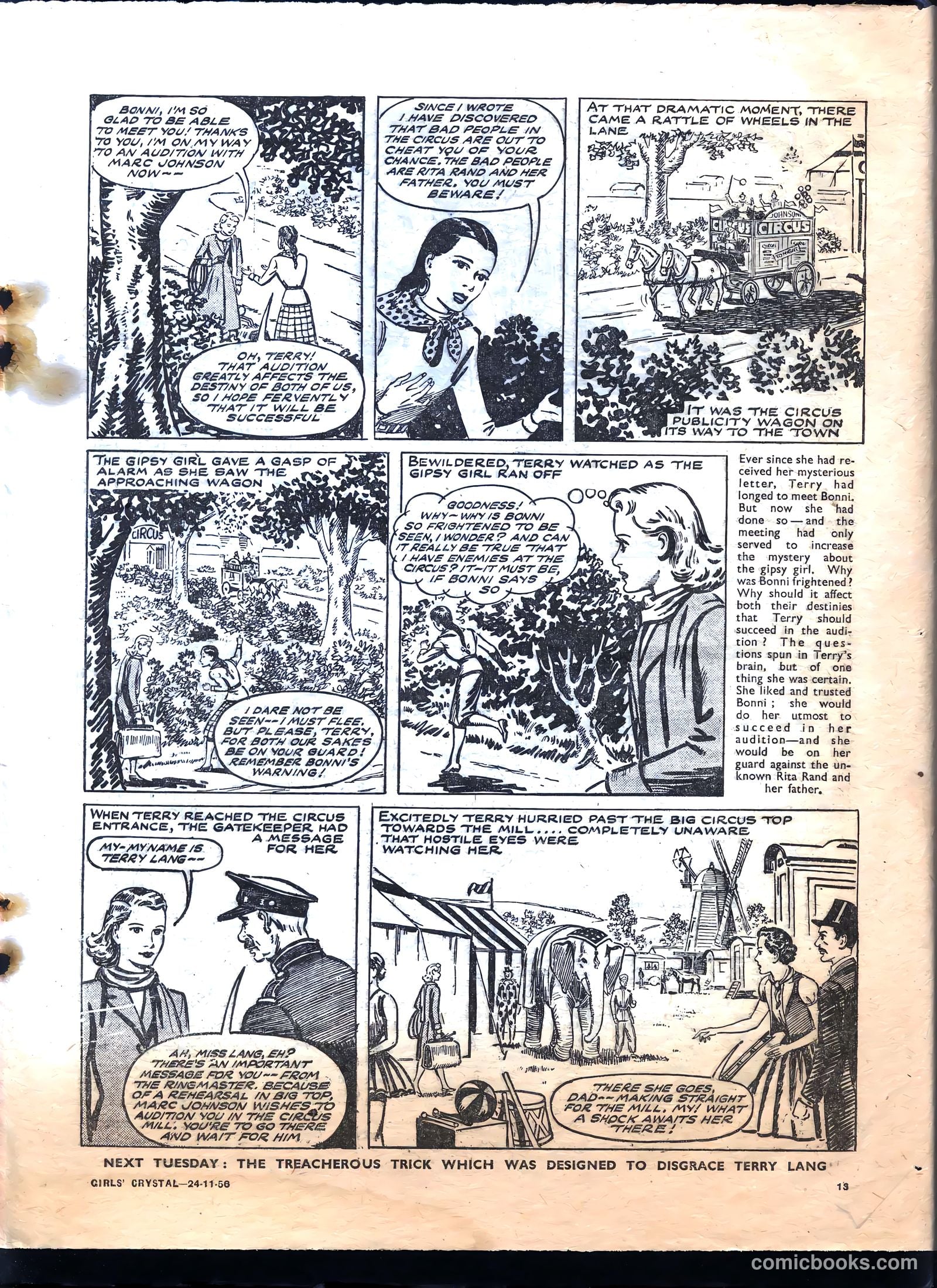 Girls' Crystal #1101 (1956) — page 13 of 24