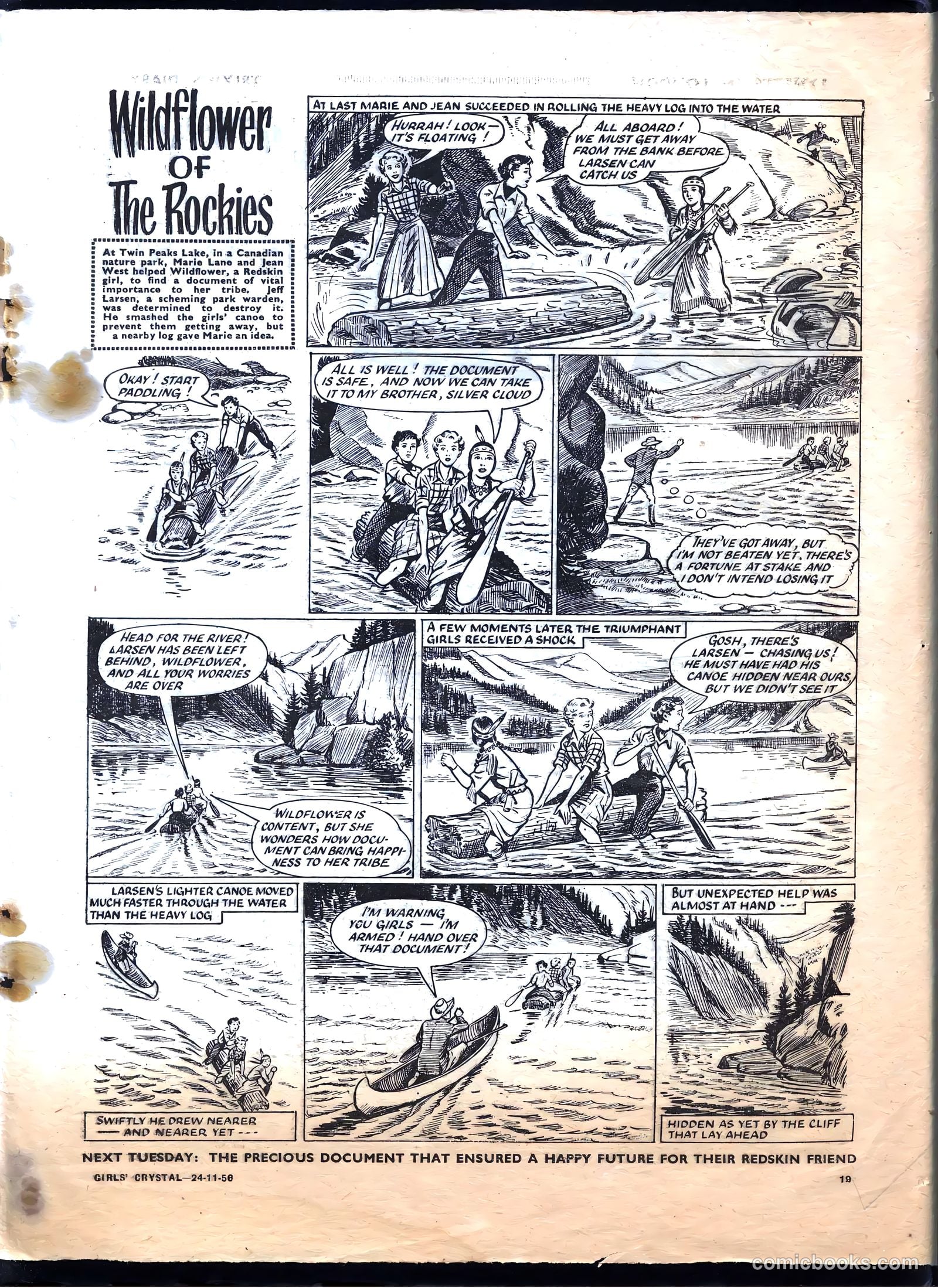 Girls' Crystal #1101 (1956) — page 19 of 24