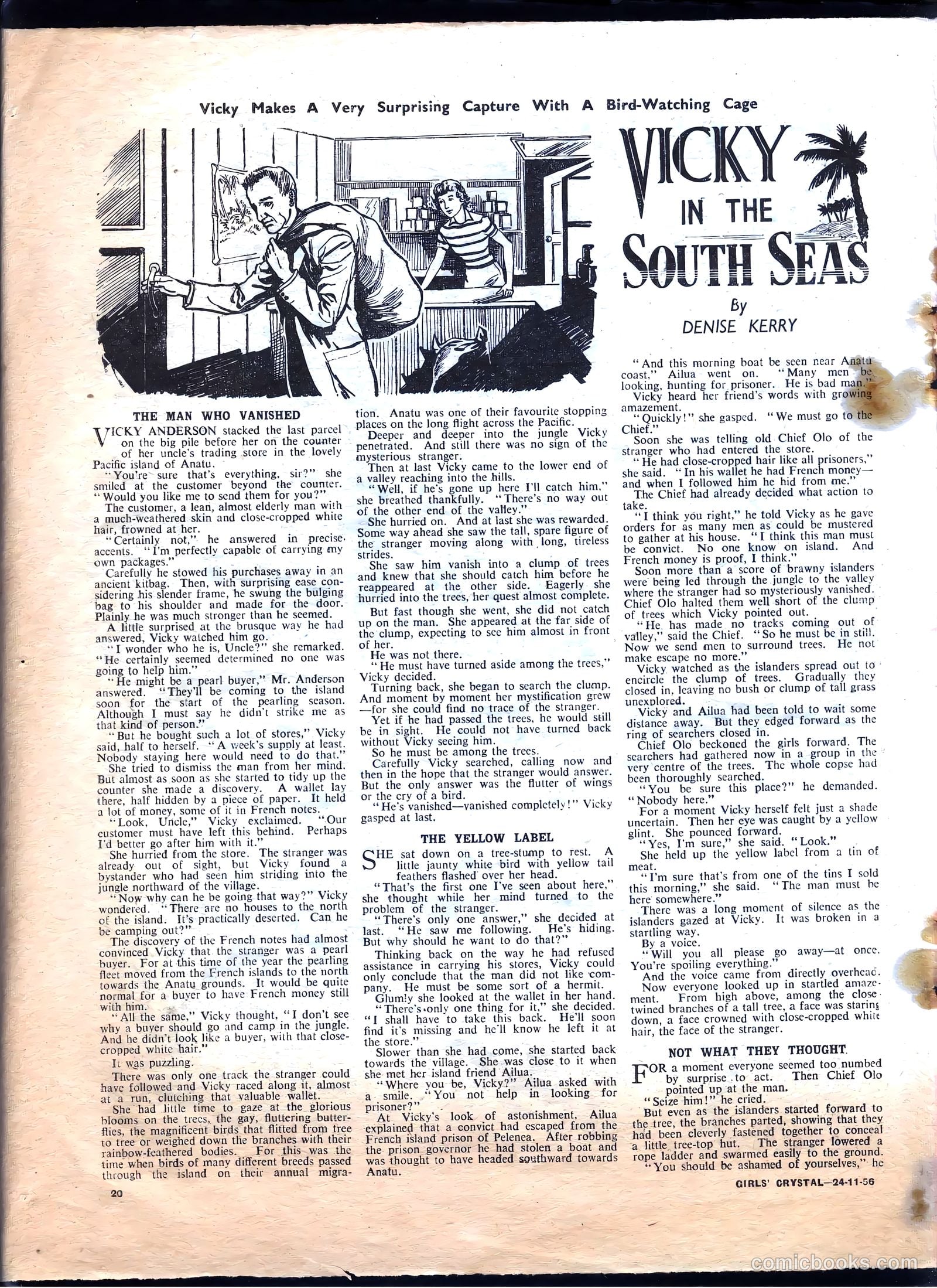 Girls' Crystal #1101 (1956) — page 20 of 24