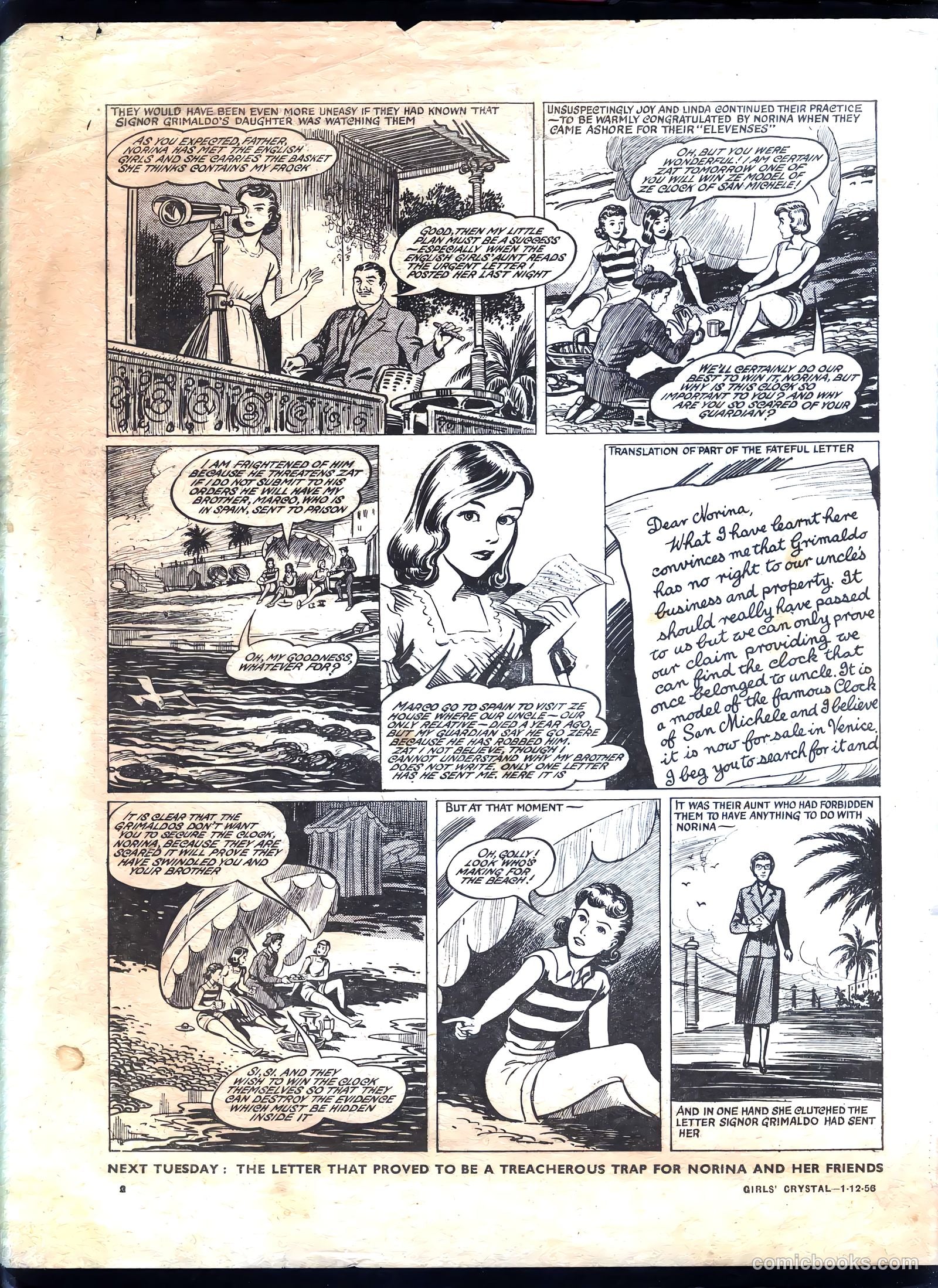 Girls' Crystal #1102 (1956) — page 2 of 24
