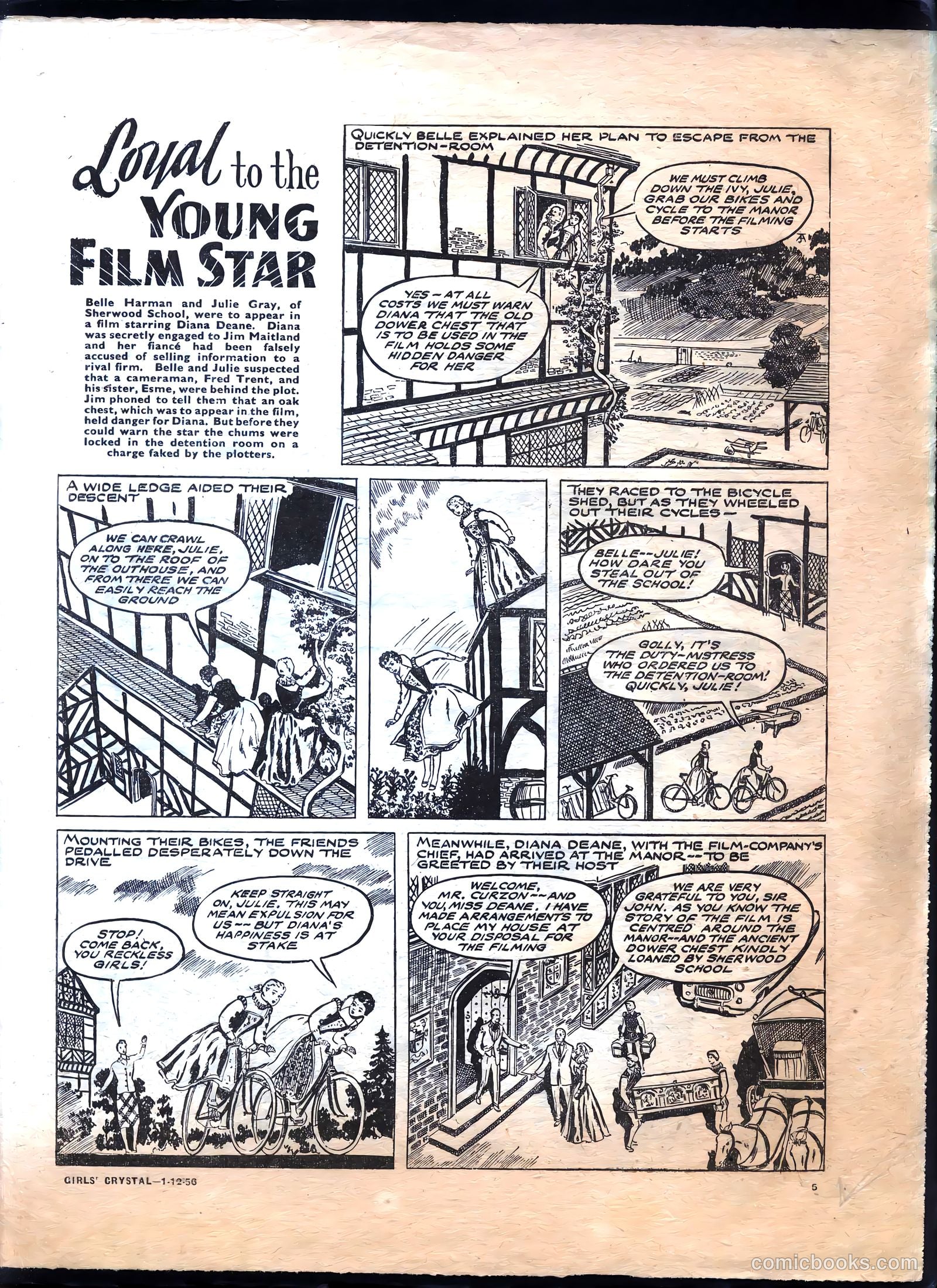Girls' Crystal #1102 (1956) — page 5 of 24