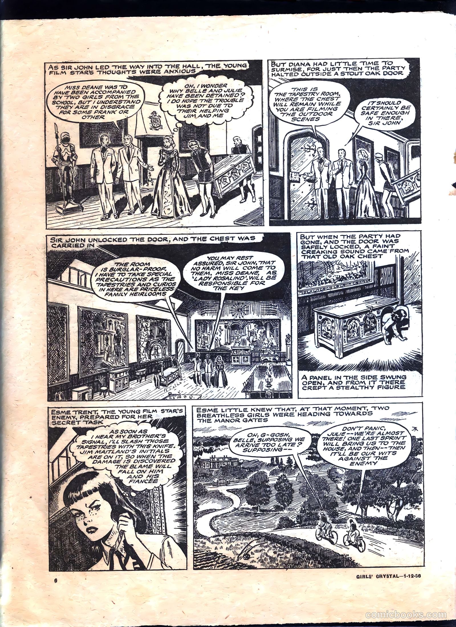 Girls' Crystal #1102 (1956) — page 6 of 24
