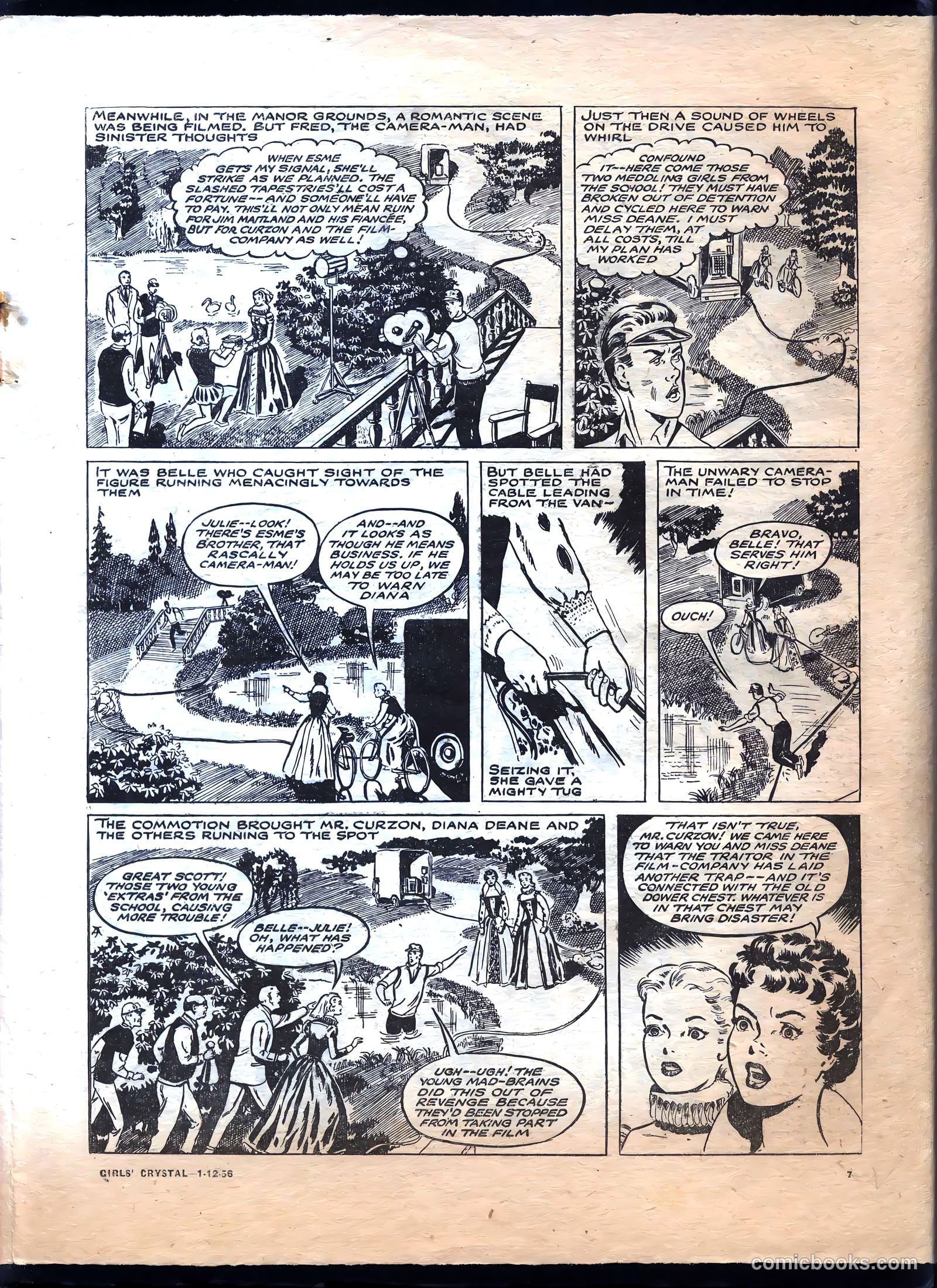 Girls' Crystal #1102 (1956) — page 7 of 24