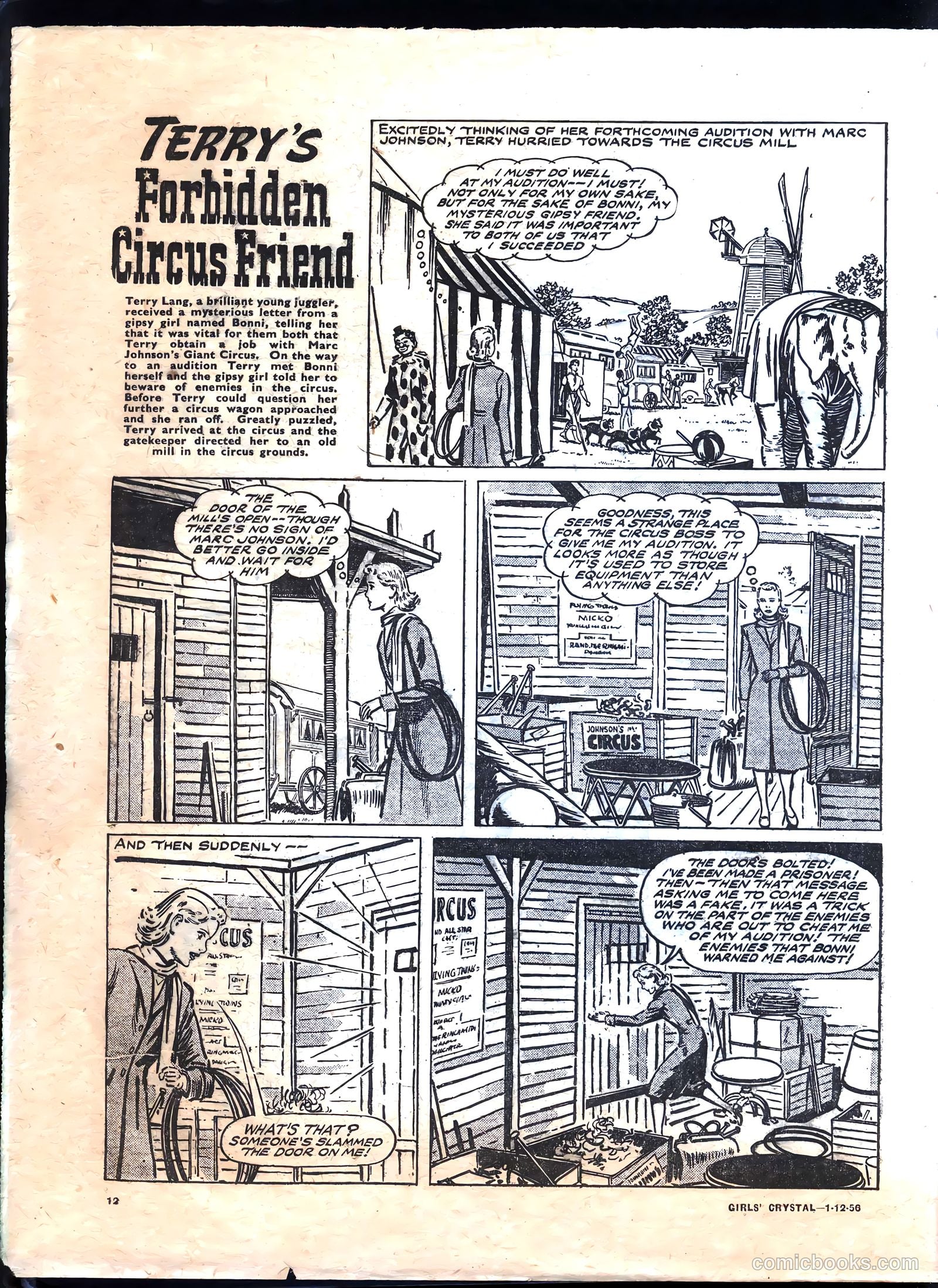 Girls' Crystal #1102 (1956) — page 12 of 24
