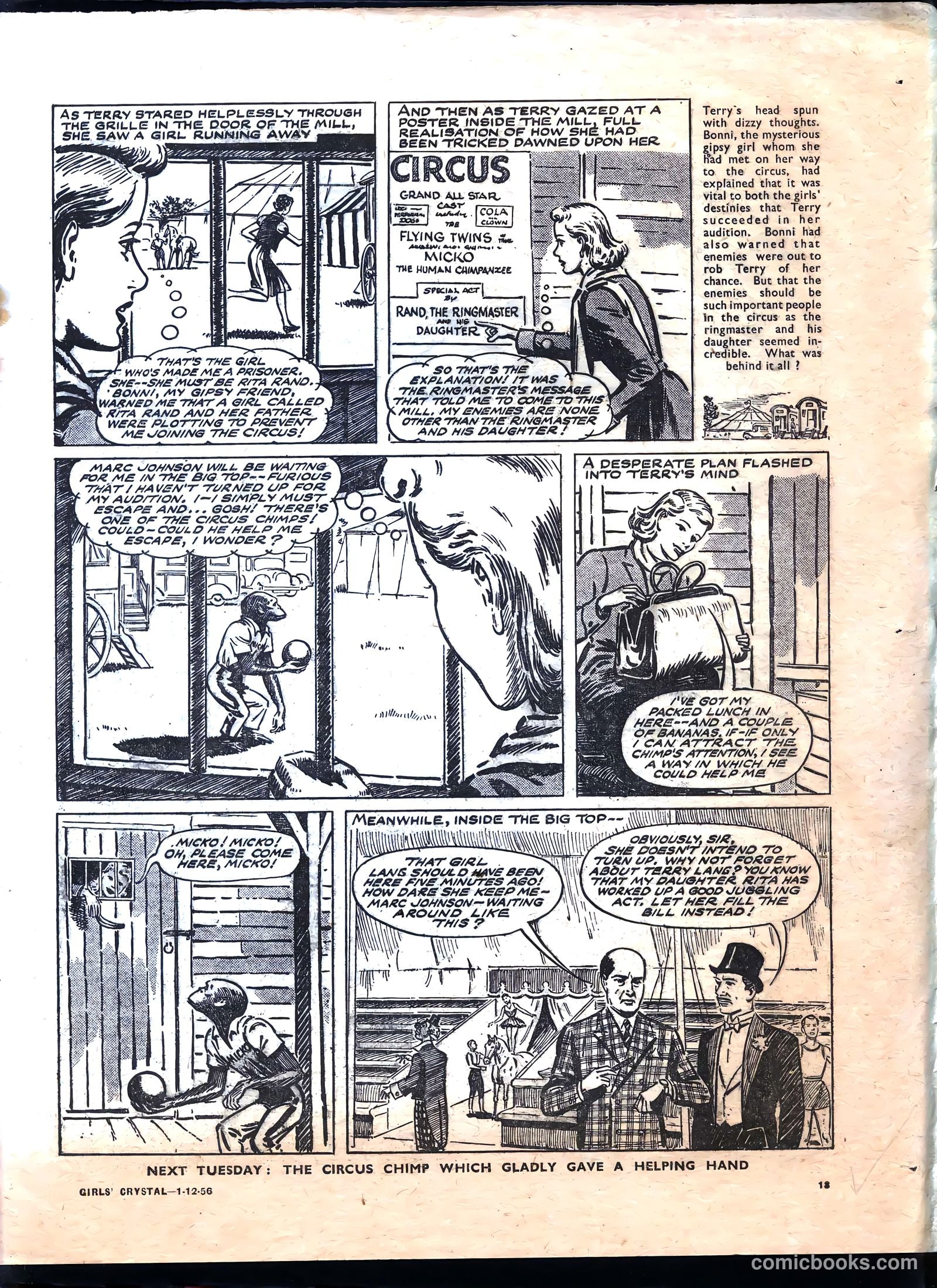 Girls' Crystal #1102 (1956) — page 13 of 24
