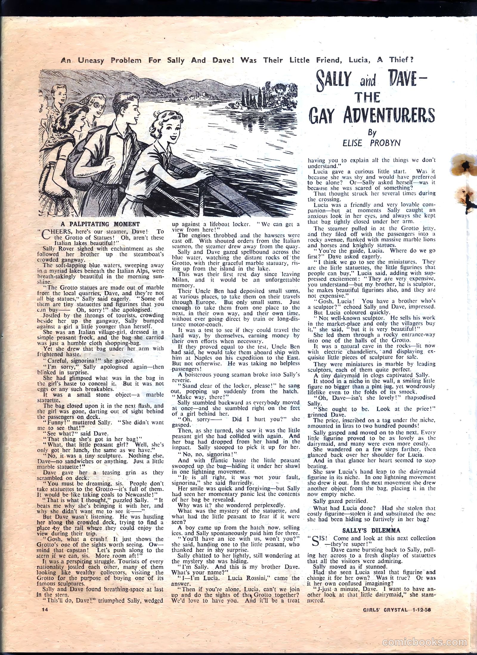 Girls' Crystal #1102 (1956) — page 14 of 24