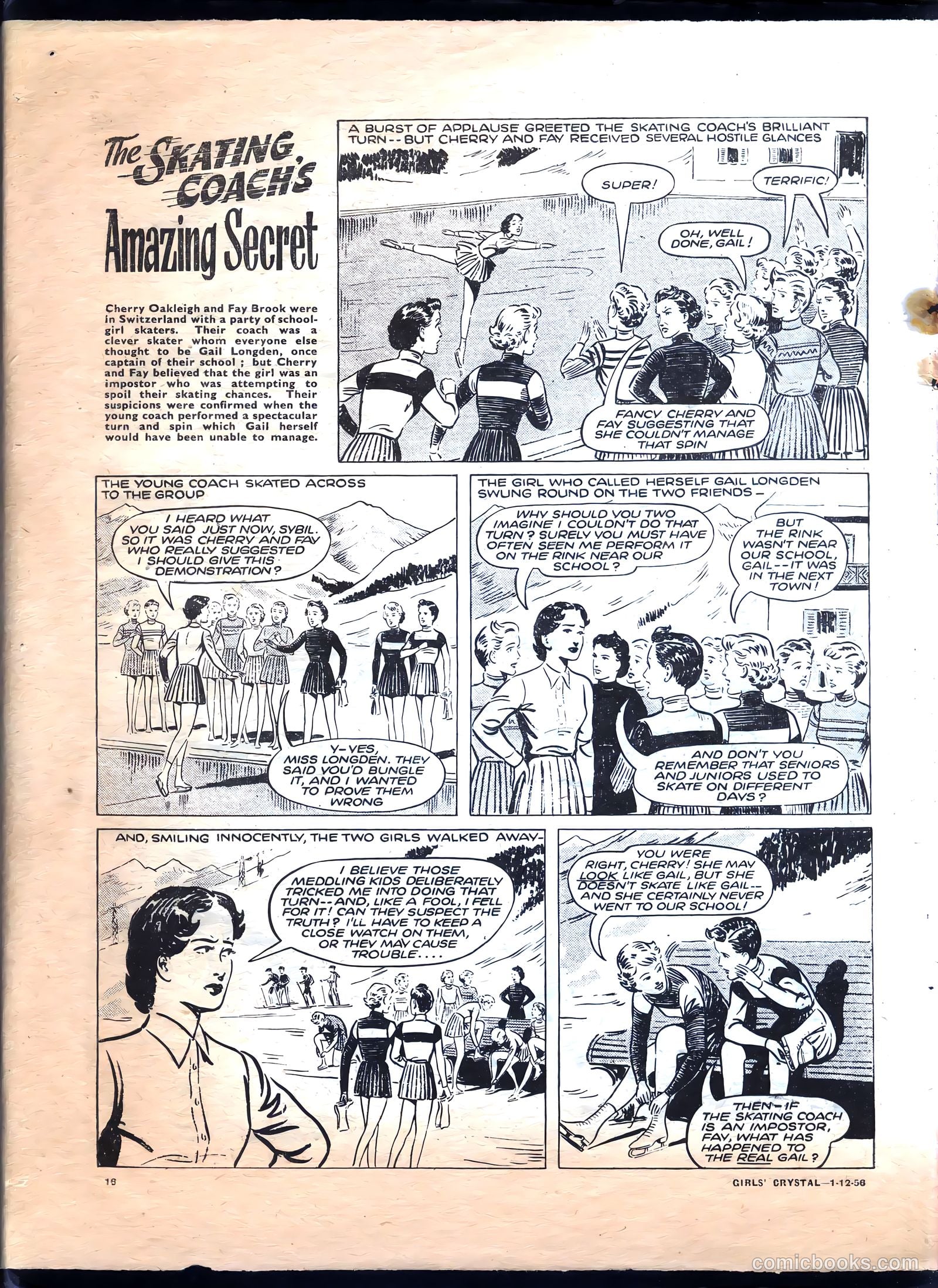Girls' Crystal #1102 (1956) — page 16 of 24