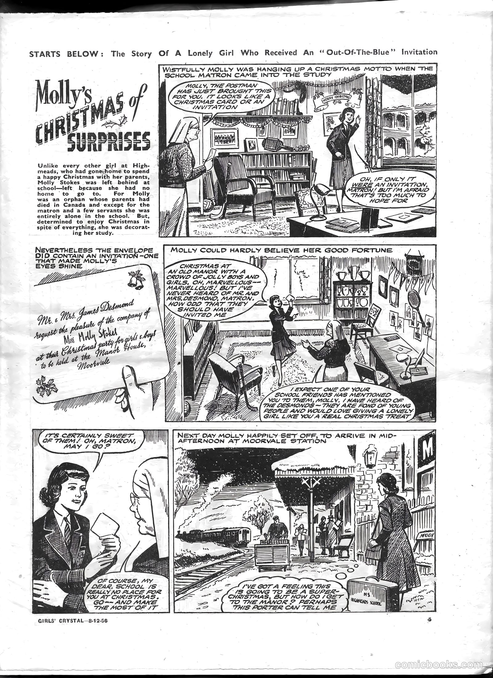 Girls' Crystal #1103 (1956) — page 5 of 24