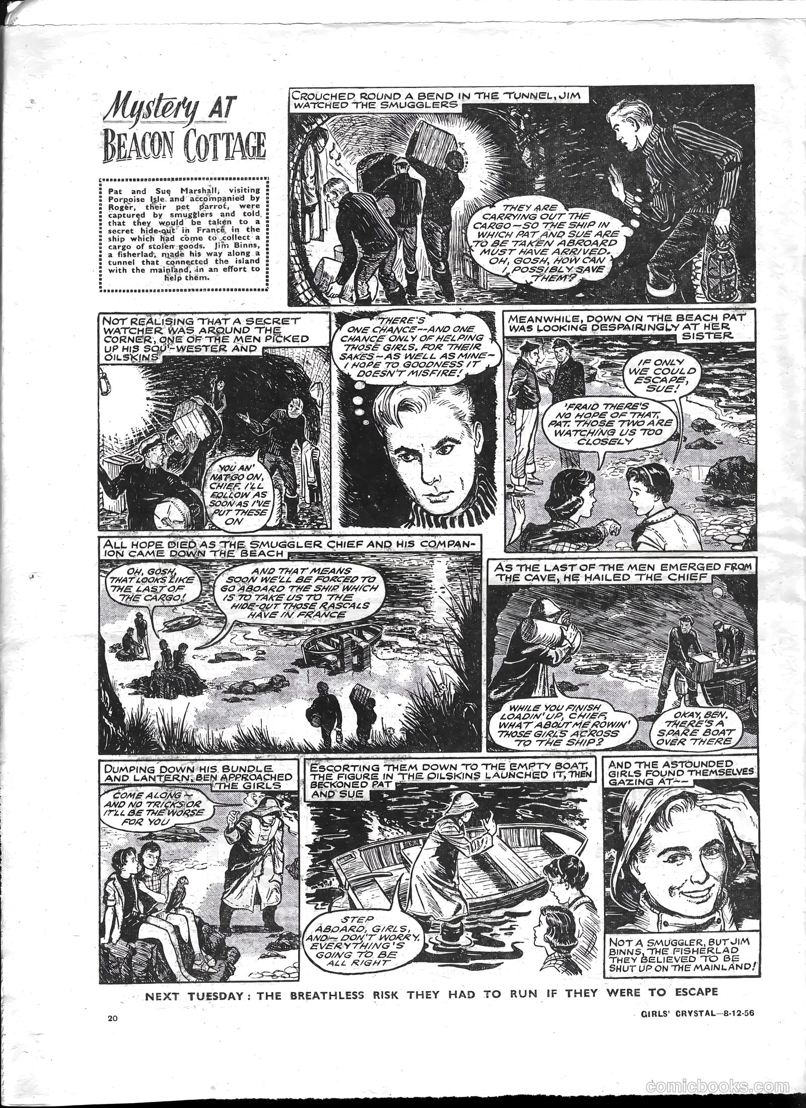 Girls' Crystal #1103 (1956) — page 20 of 24
