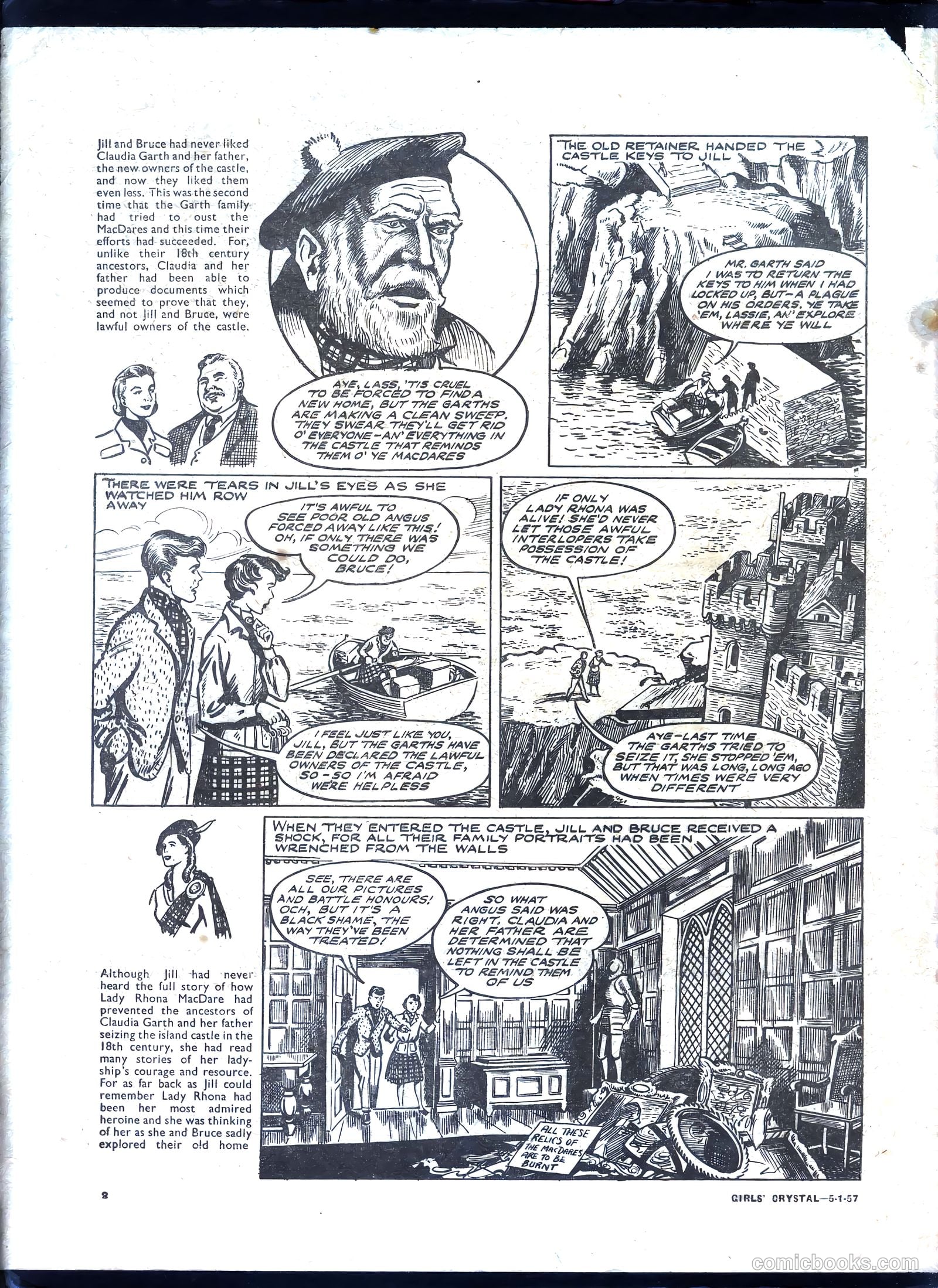 Girls' Crystal #1109 (1957) — page 2 of 24