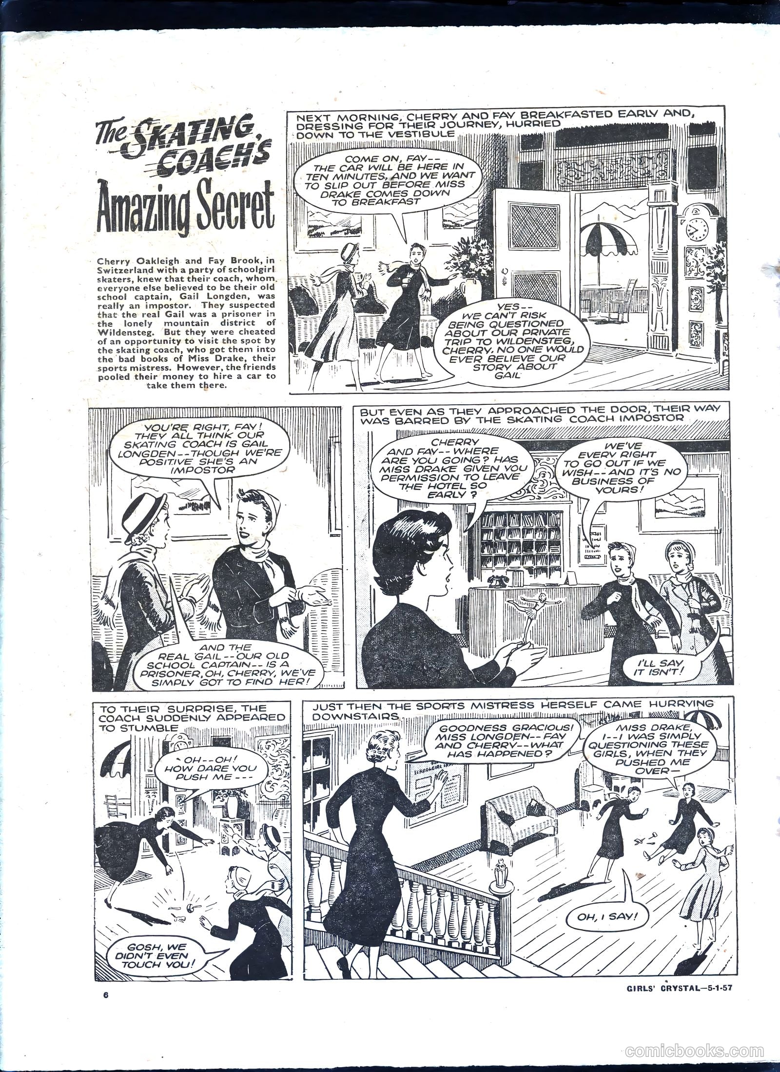 Girls' Crystal #1109 (1957) — page 6 of 24