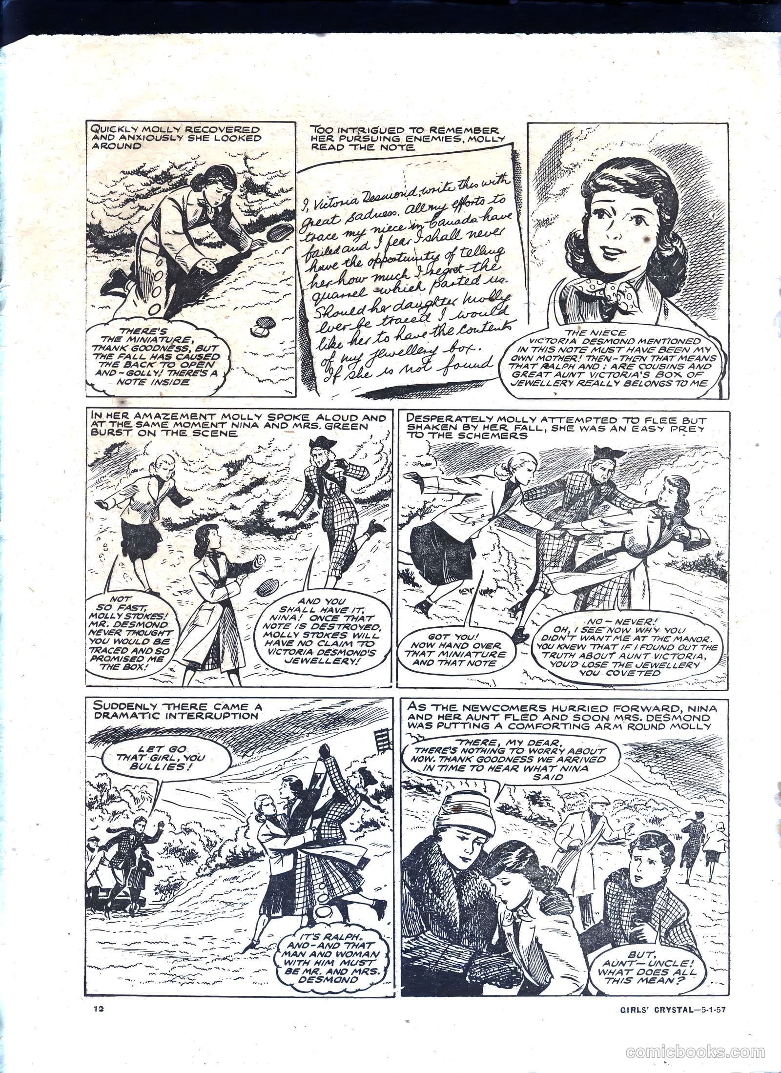Girls' Crystal #1109 (1957) — page 12 of 24